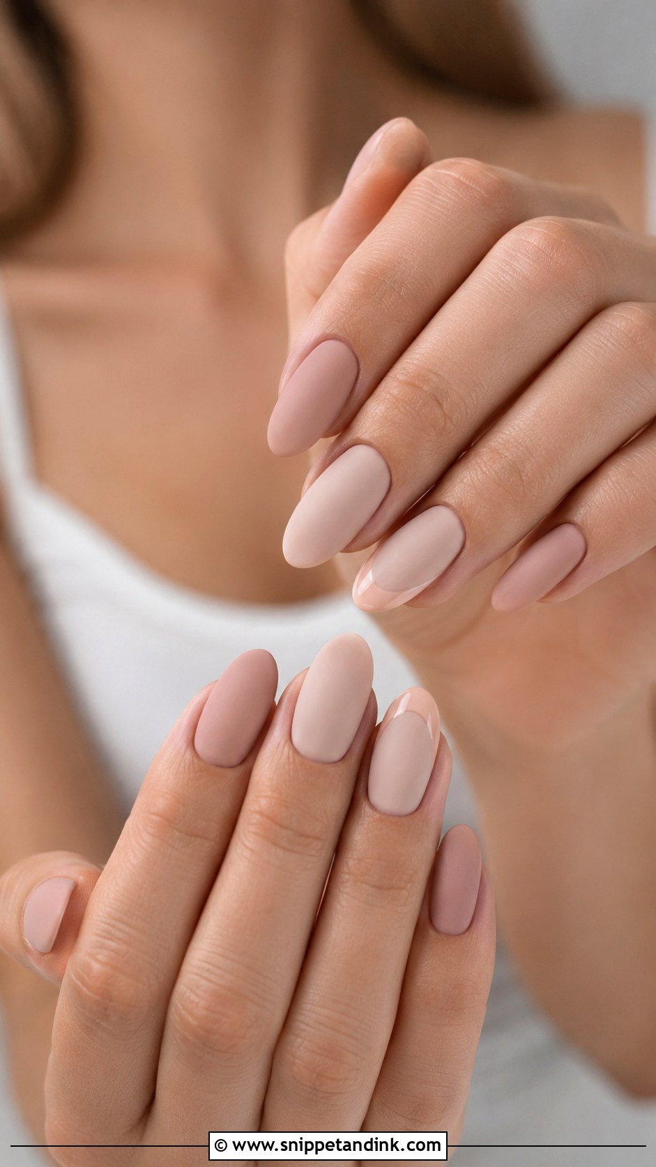 Matte Nude Wedding Nail Extensions - Snippet and Ink - 20 Wedding Nail Extensions Ideas