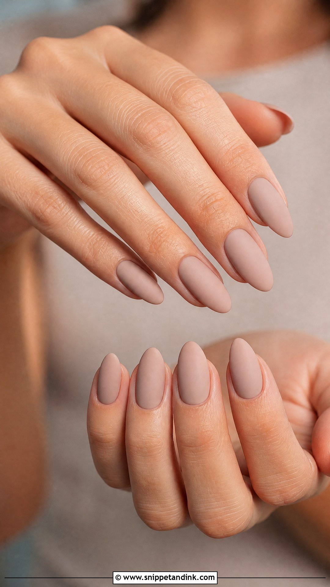 Matte Nude Wedding Nails - Snippet and Ink - 25 Nail for Wedding Ideas
