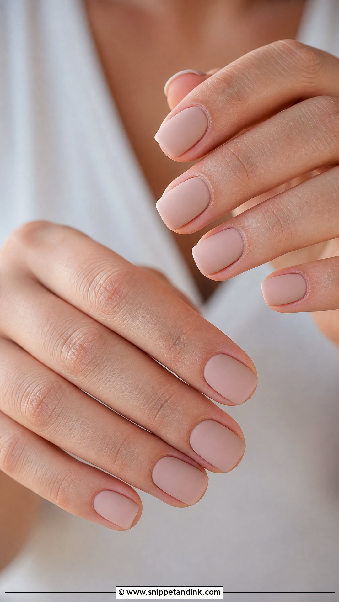 Matte Nude Wedding Nails - Snippet and Ink - 25 Nails for a Wedding