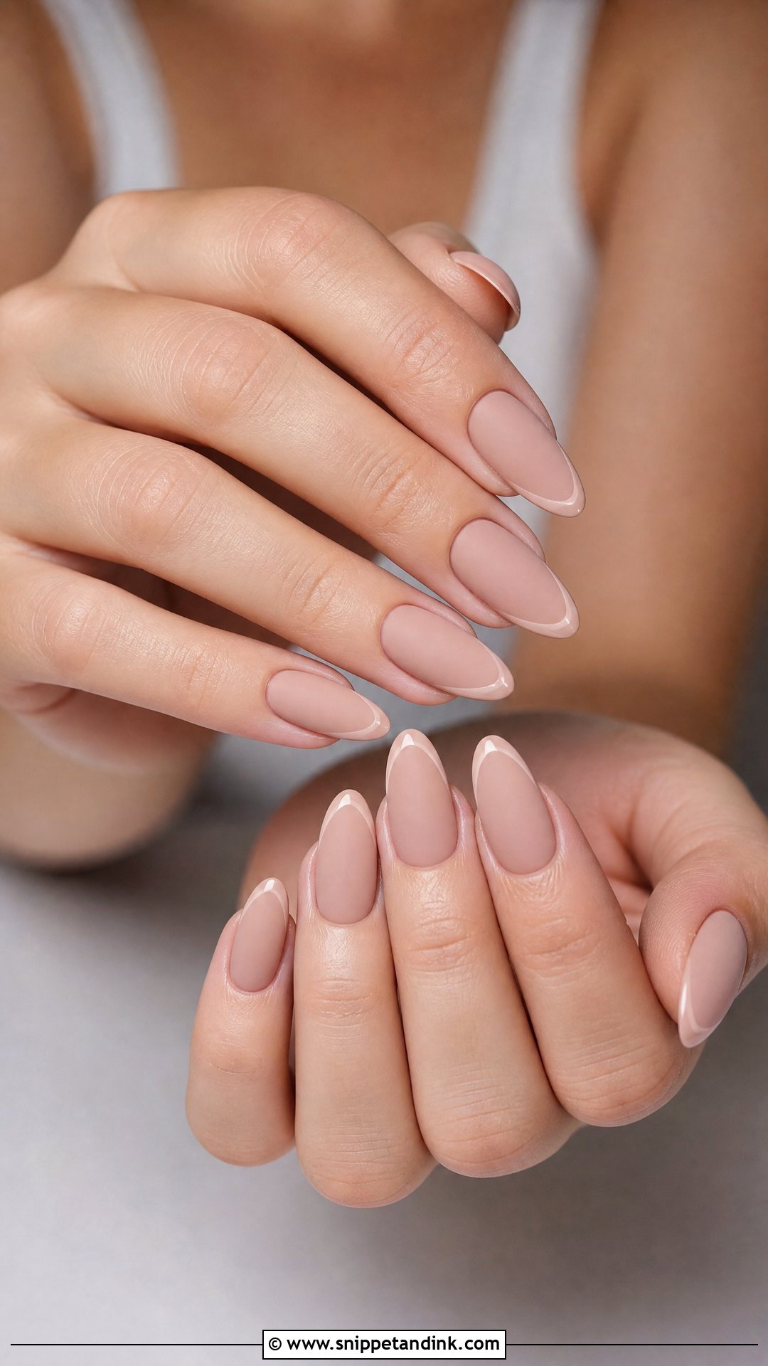 Matte Nude Wedding Nails - Snippet and Ink - 25 Simple Wedding Nail Art Ideas