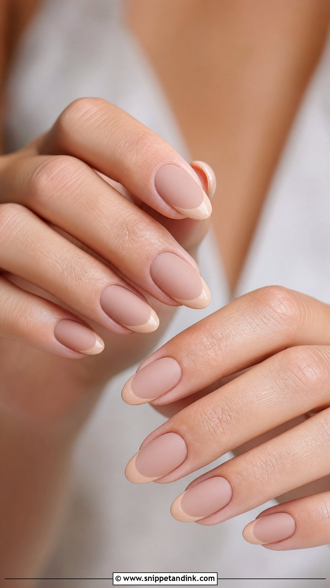 Matte Nude Wedding Nails - Snippet and Ink - 25 Trendy Wedding Nails