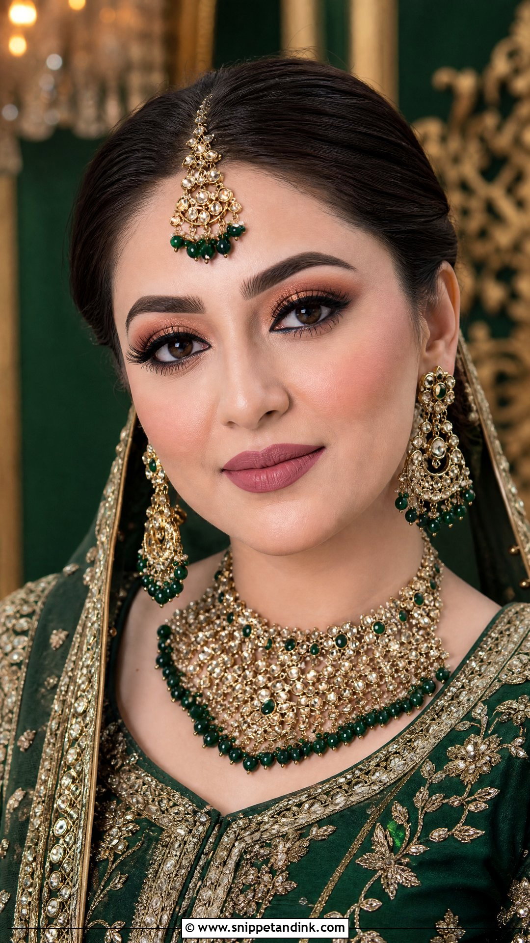 Matte Pakistani Bridal Makeup - Snippet and Ink - 35 Pakistani Bridal Makeup Ideas