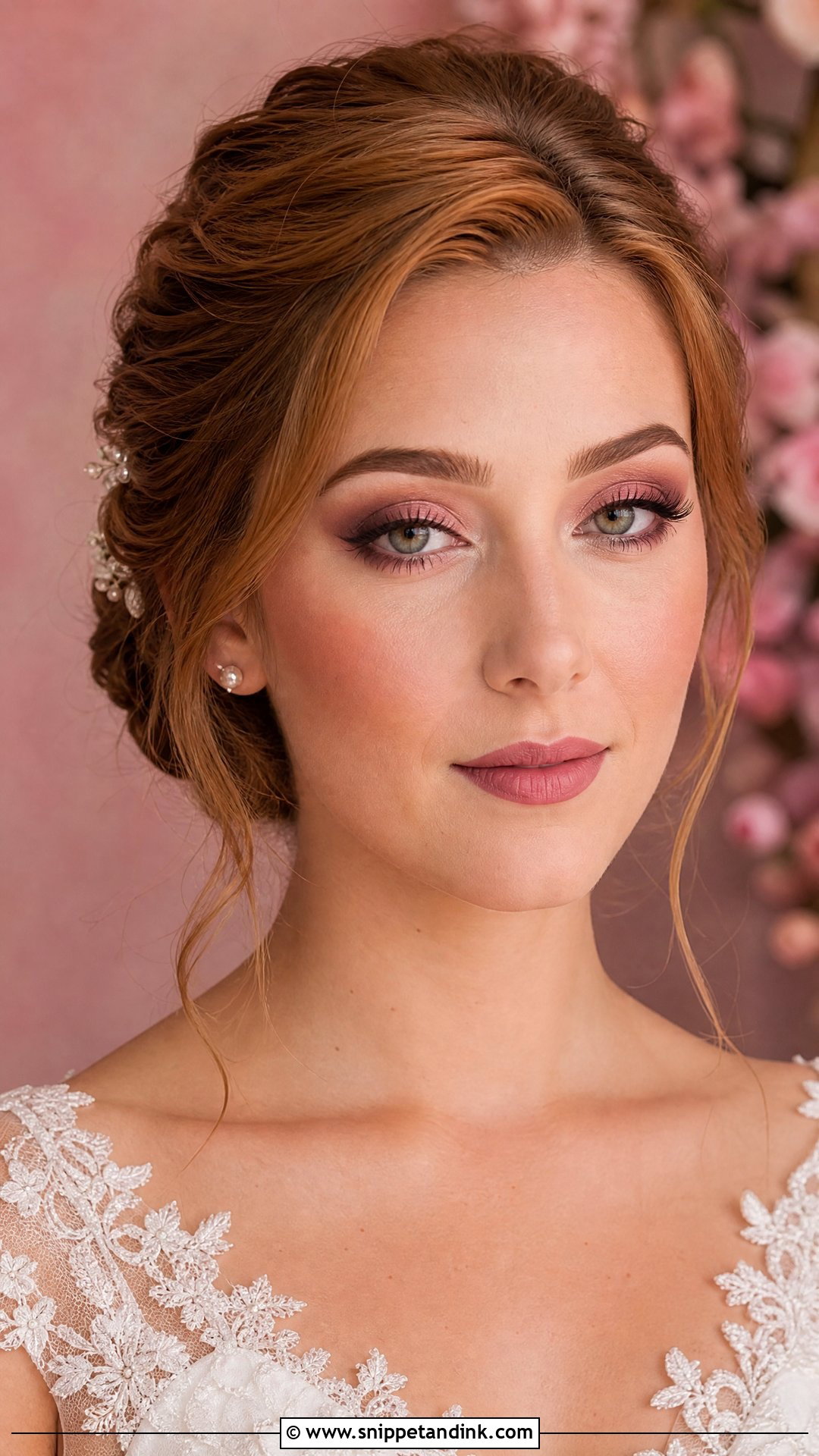 Matte Pink Bridal Makeup - Snippet and Ink - 20 Matte Bridal Makeup Ideas