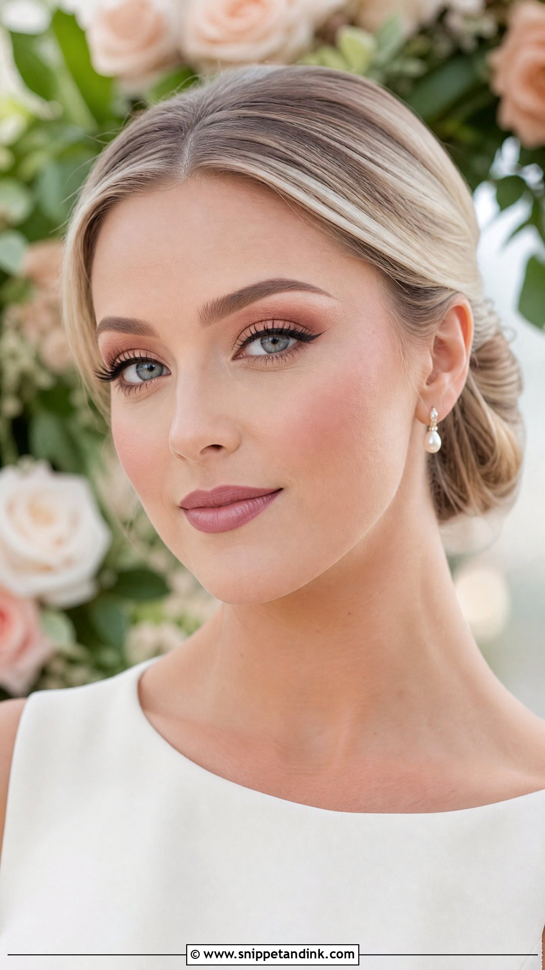 Matte Pink Wedding Makeup - Snippet and Ink - 20 Pink Wedding Makeup Looks
