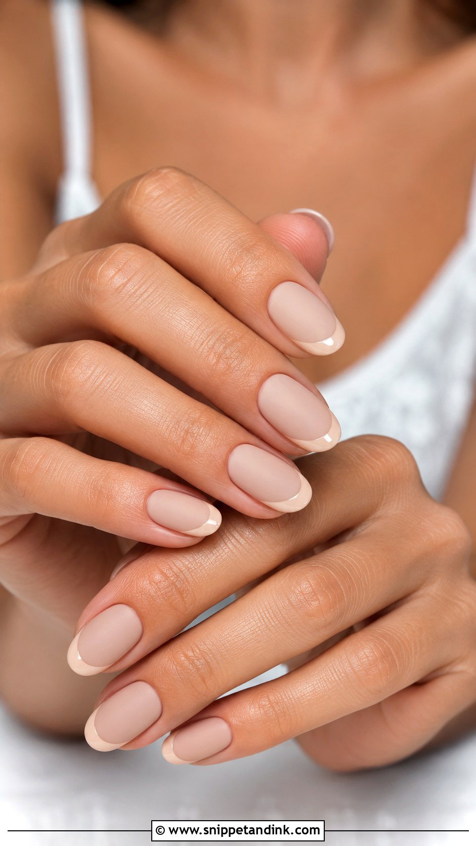 Matte Press On Wedding Nails - Snippet and Ink - 20 Press on Wedding Nails