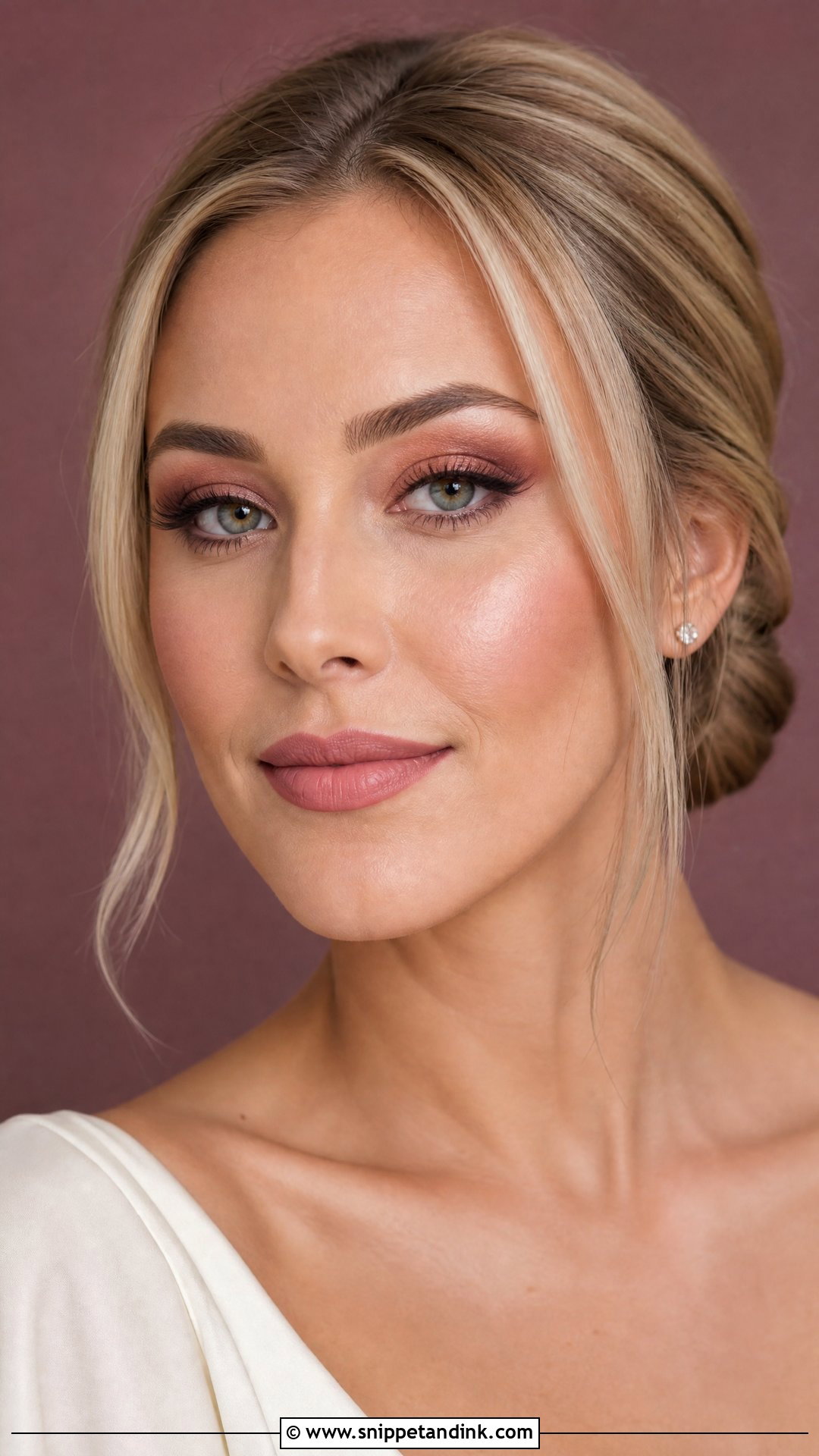Matte Rose Gold Wedding Makeup - Snippet and Ink - 20 Rose Gold Wedding Makeup Ideas