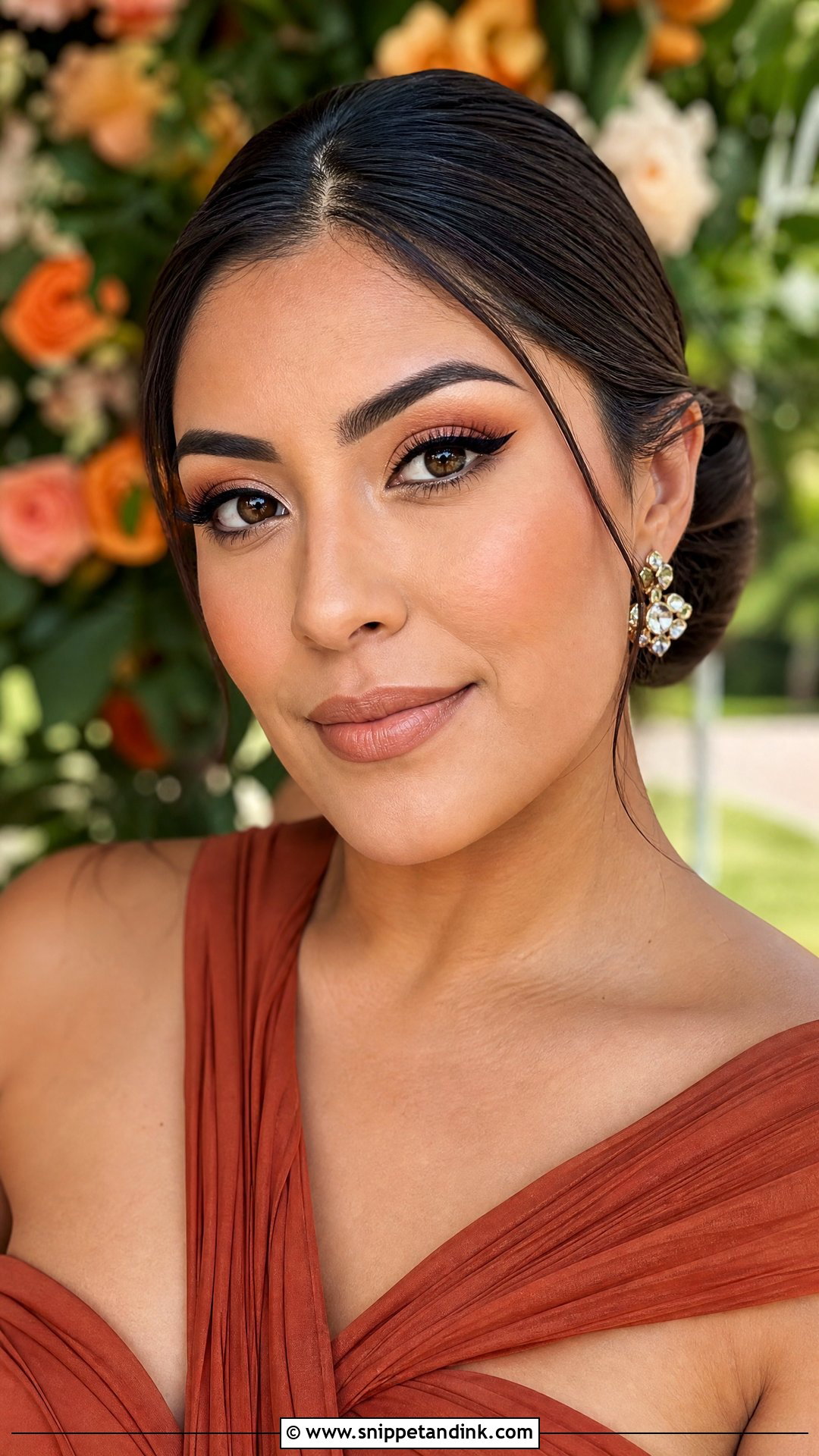 Matte Skin Bridesmaid Makeup For Brown Eyes - Snippet and Ink - 35 Bridesmaid Makeup for Brown Eyes