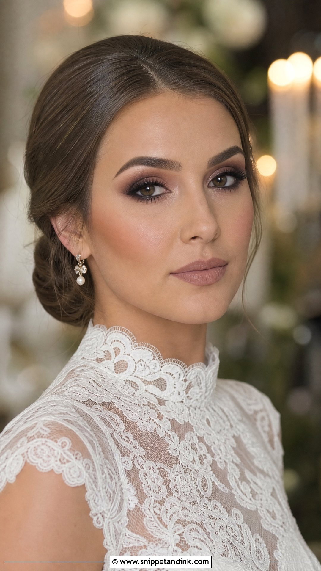 Matte Smokey Eye Wedding Makeup - Snippet and Ink - 20 Matte Wedding Makeup Ideas