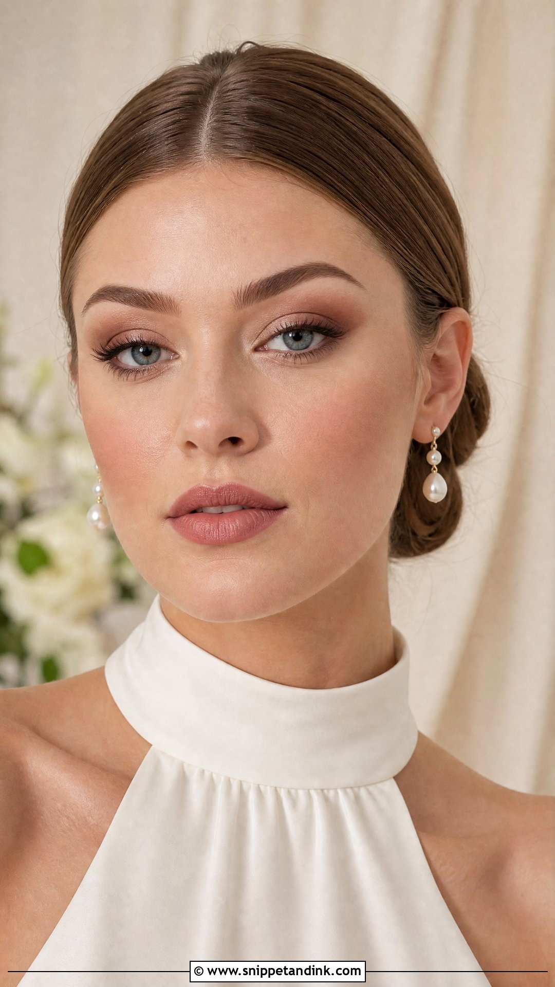 Matte Soft Bridal Makeup - Snippet and Ink - 30 Soft Bridal Makeup Ideas
