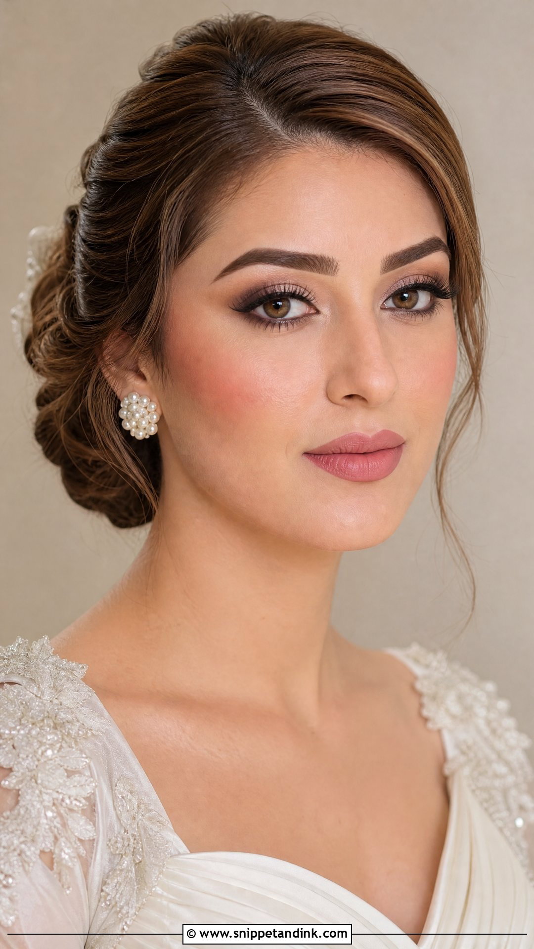 Matte Soft Glam Wedding Makeup - Snippet and Ink - 25 Soft Glam Wedding Makeup Brides