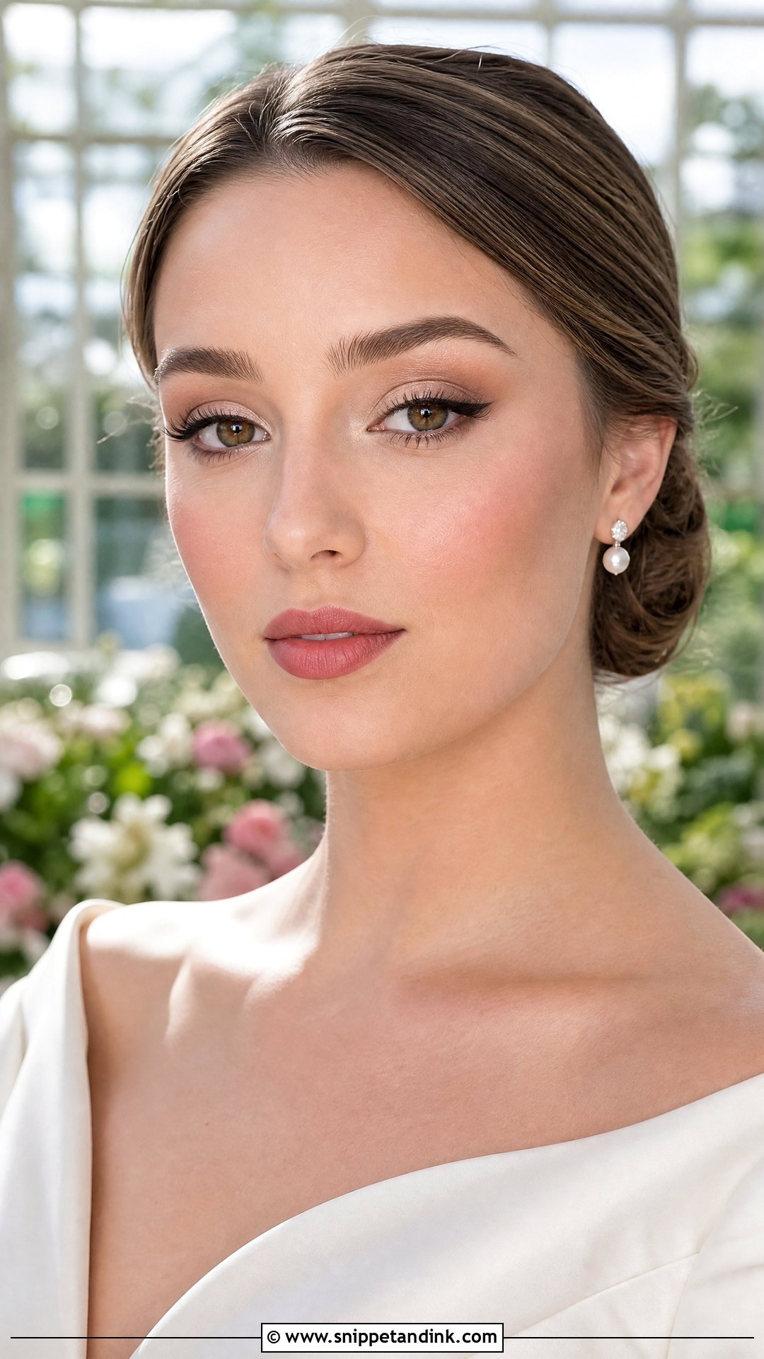 Matte Spring Bridal Makeup - Snippet and Ink - 20 Spring Bridal Makeup Ideas