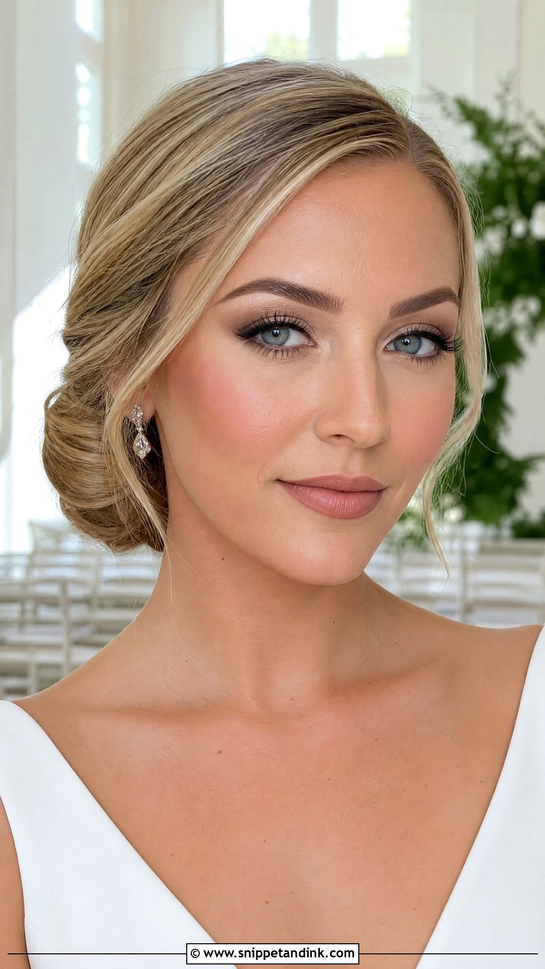 Matte Summer Bridal Makeup - Snippet and Ink - 20 Summer Bridal Makeup Ideas