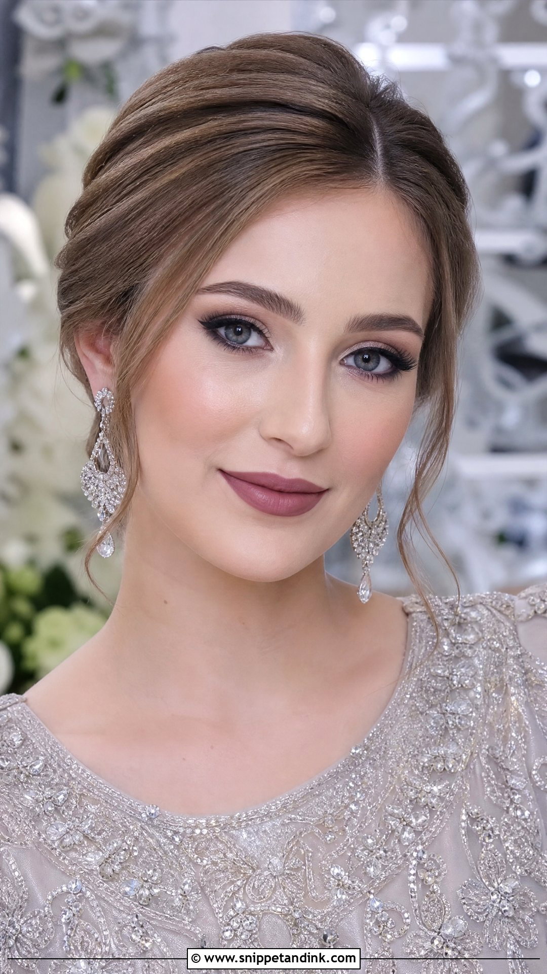 Matte Walima Bride Makeup - Snippet and Ink - 20 Walima Bride Makeup Ideas