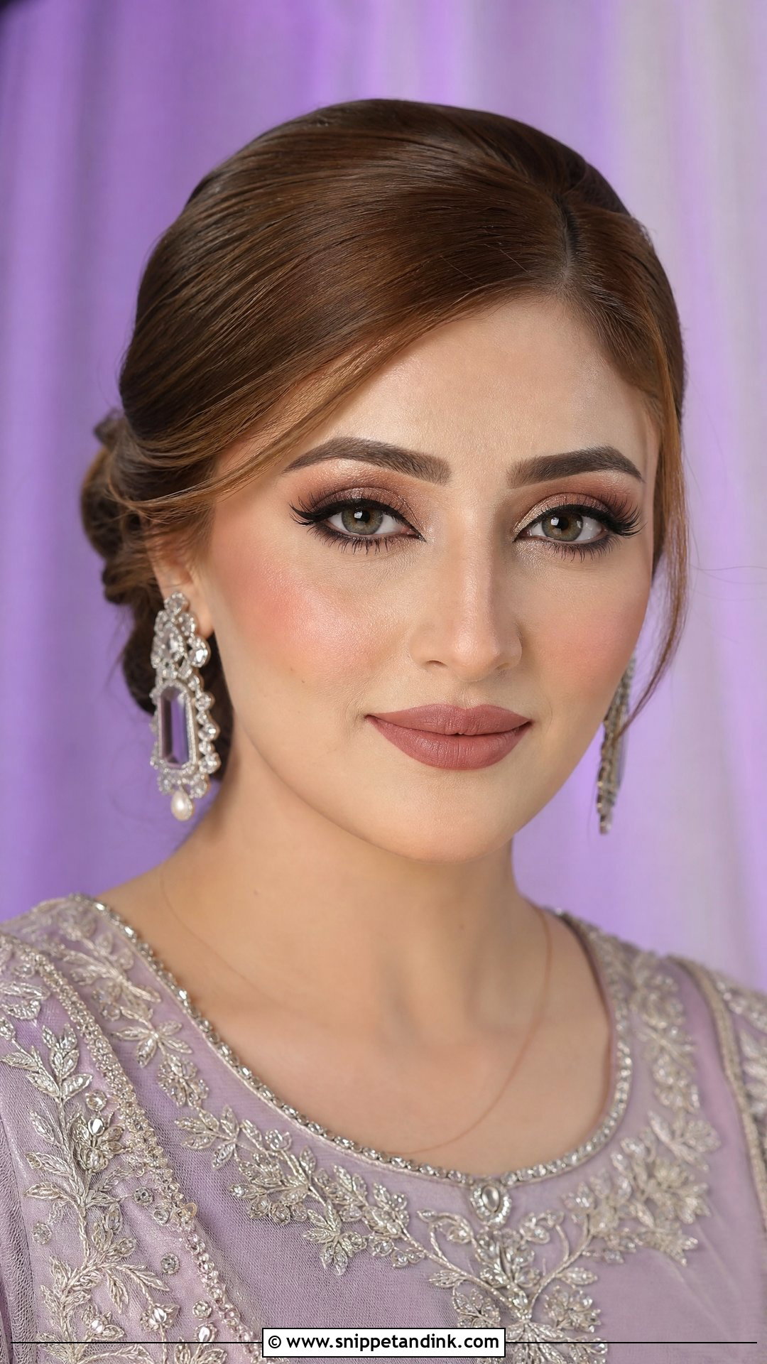 Matte Walima Makeup - Snippet and Ink - 20 Pakistani Bridal Walima Makeup Look Ideas