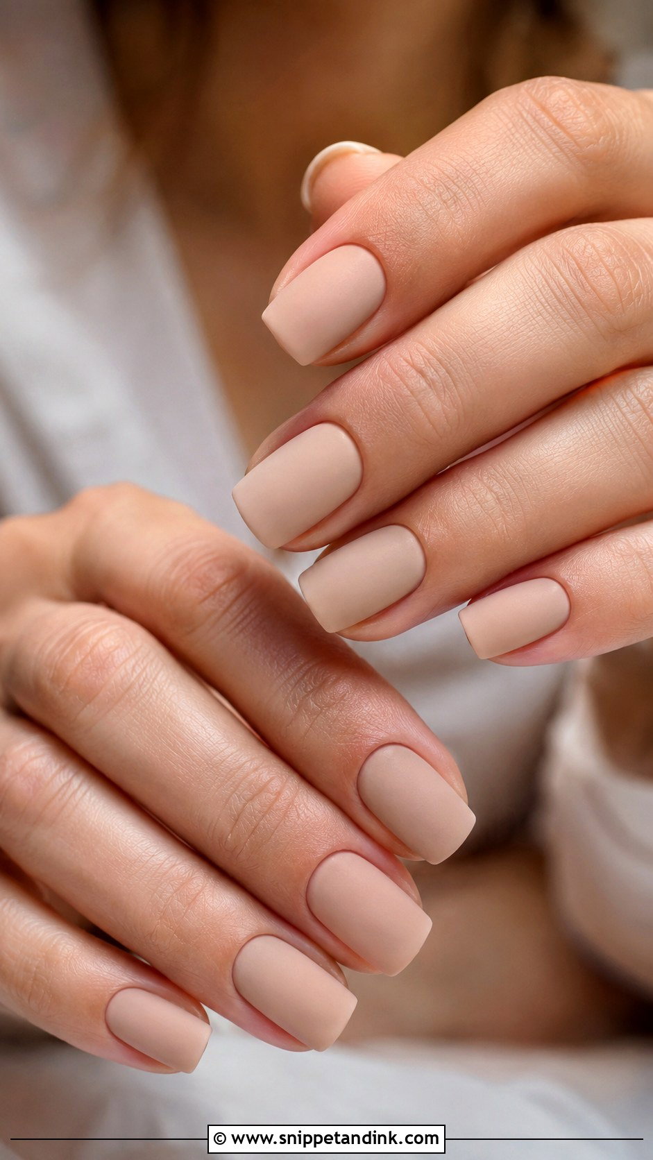 Matte Wedding Dip Nails - Snippet and Ink - 20 Wedding Dip Nails