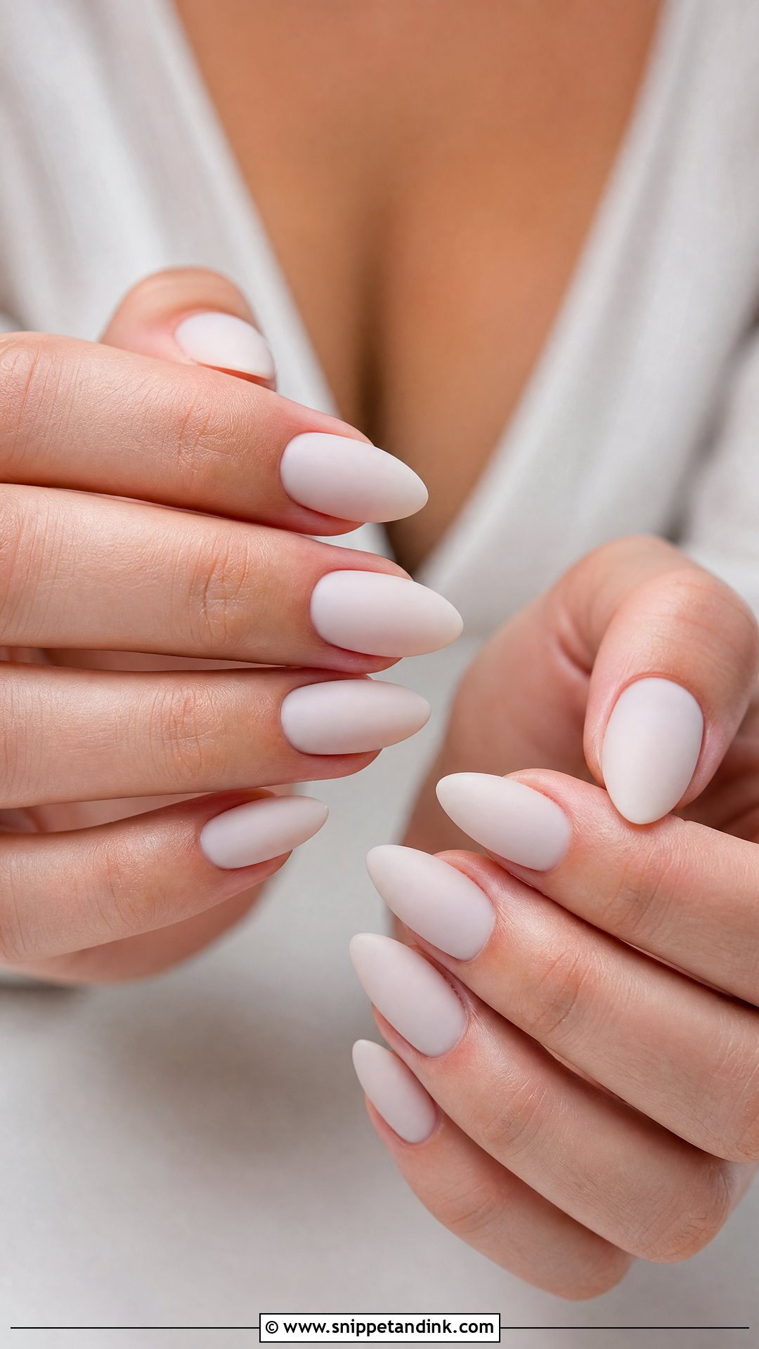Matte Wedding Gel Nails - Snippet and Ink - 25 Wedding Gel Nails