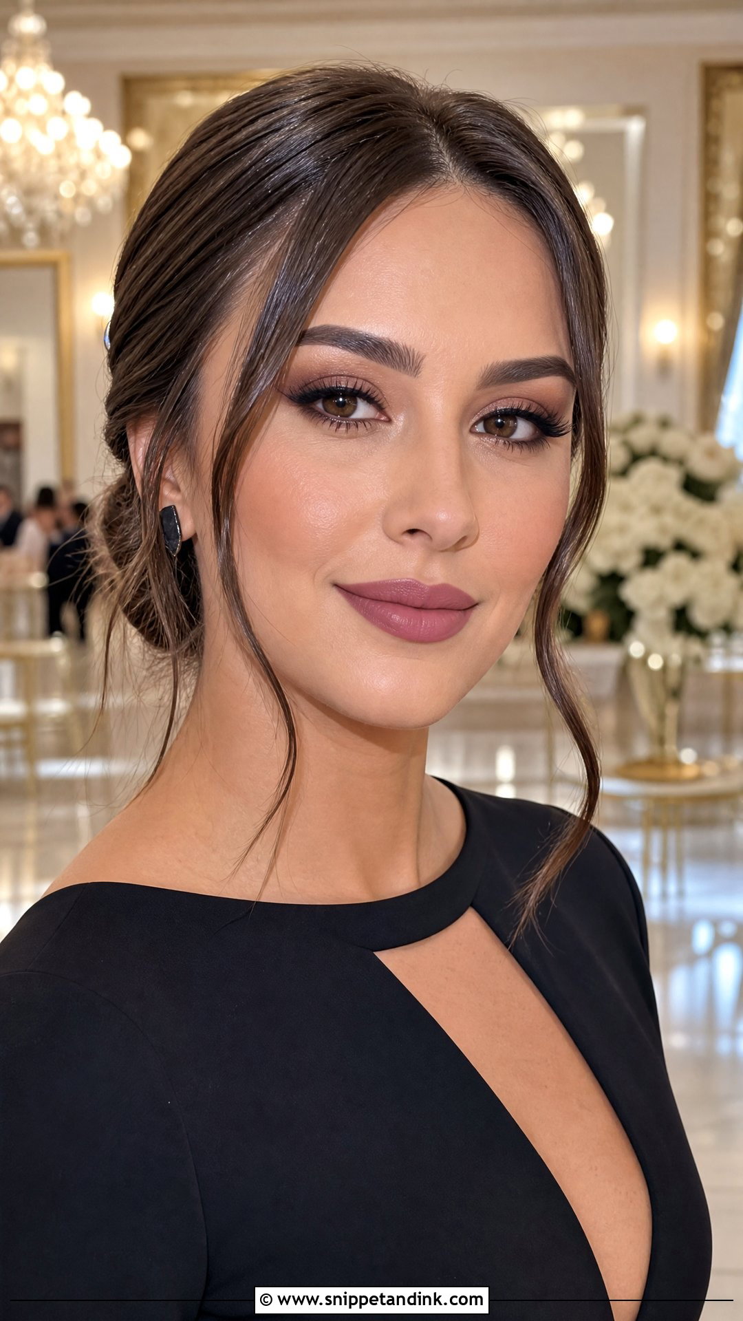Matte Wedding Guest Makeup - Snippet and Ink - 25 Wedding Guest Makeup Looks