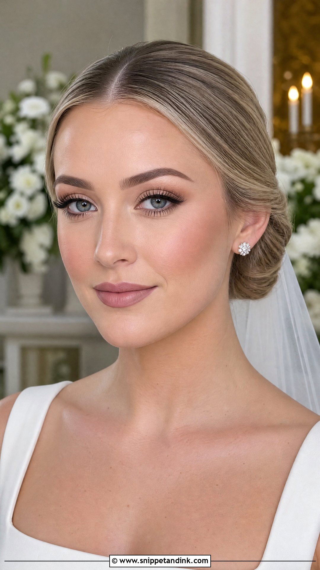 Matte Wedding Makeup - Snippet and Ink - 20 Beautiful Wedding Makeup Ideas