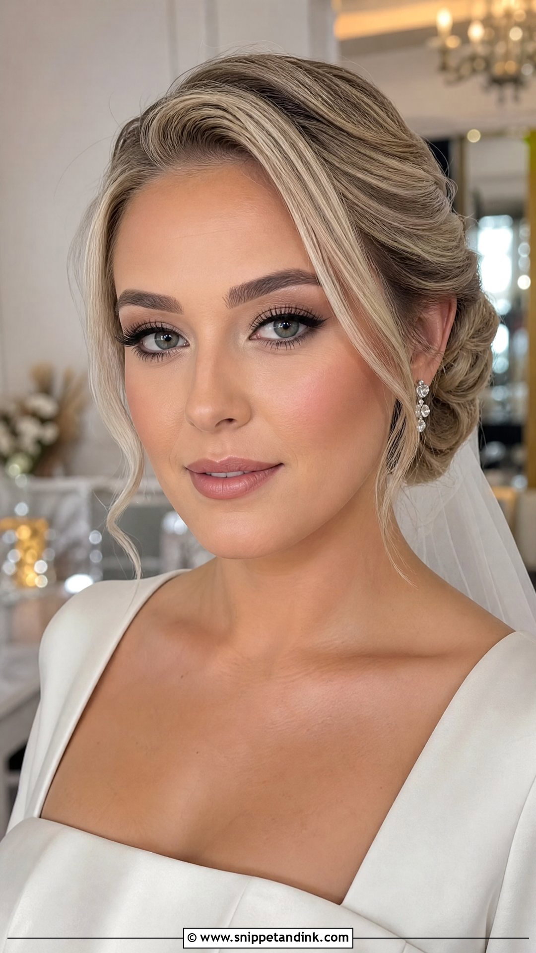 Matte Wedding Makeup - Snippet and Ink - 20 Romantic Wedding Makeup Ideas