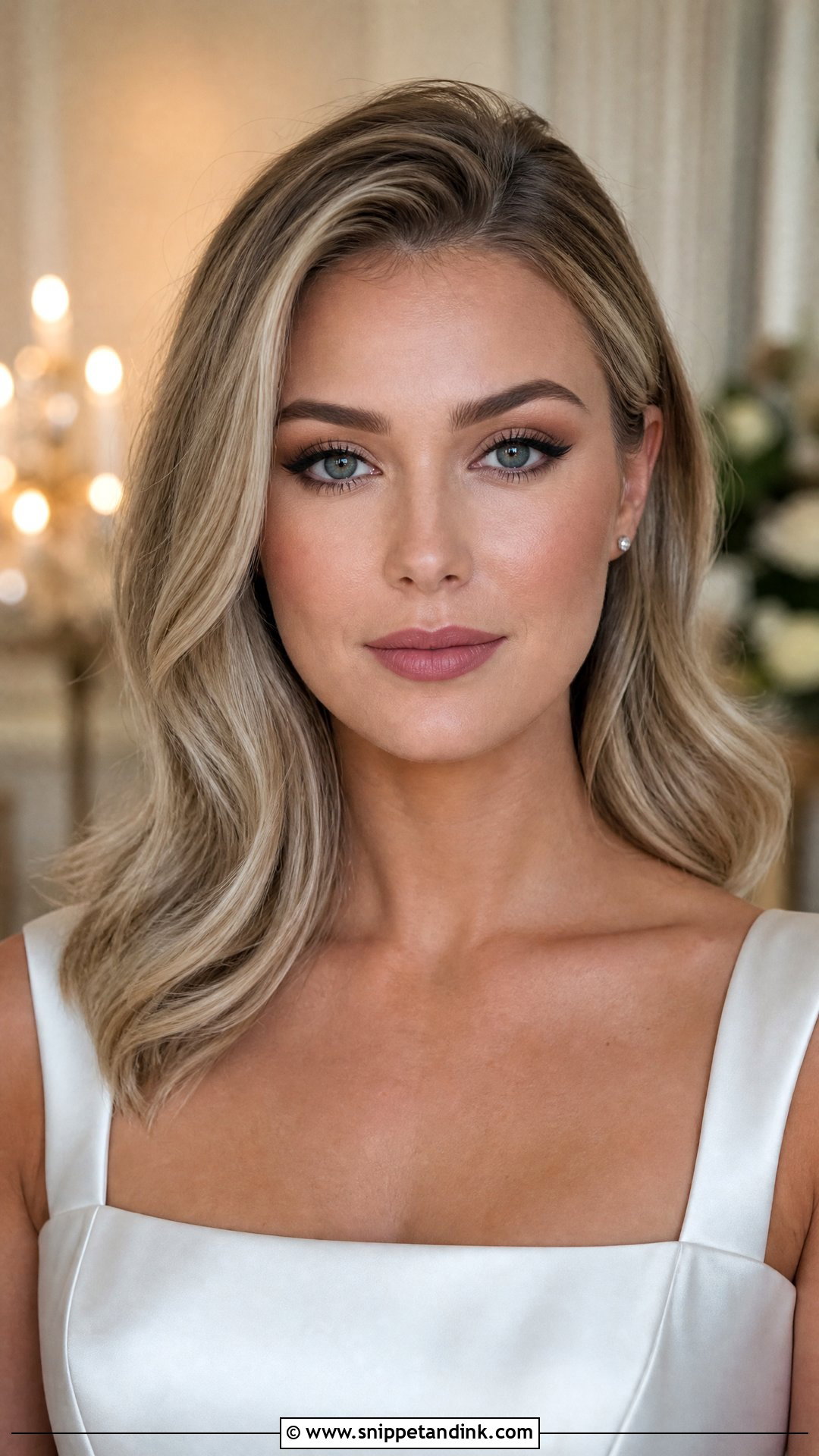 Matte Wedding Makeup - Snippet and Ink - 20 Wedding Make Ideas