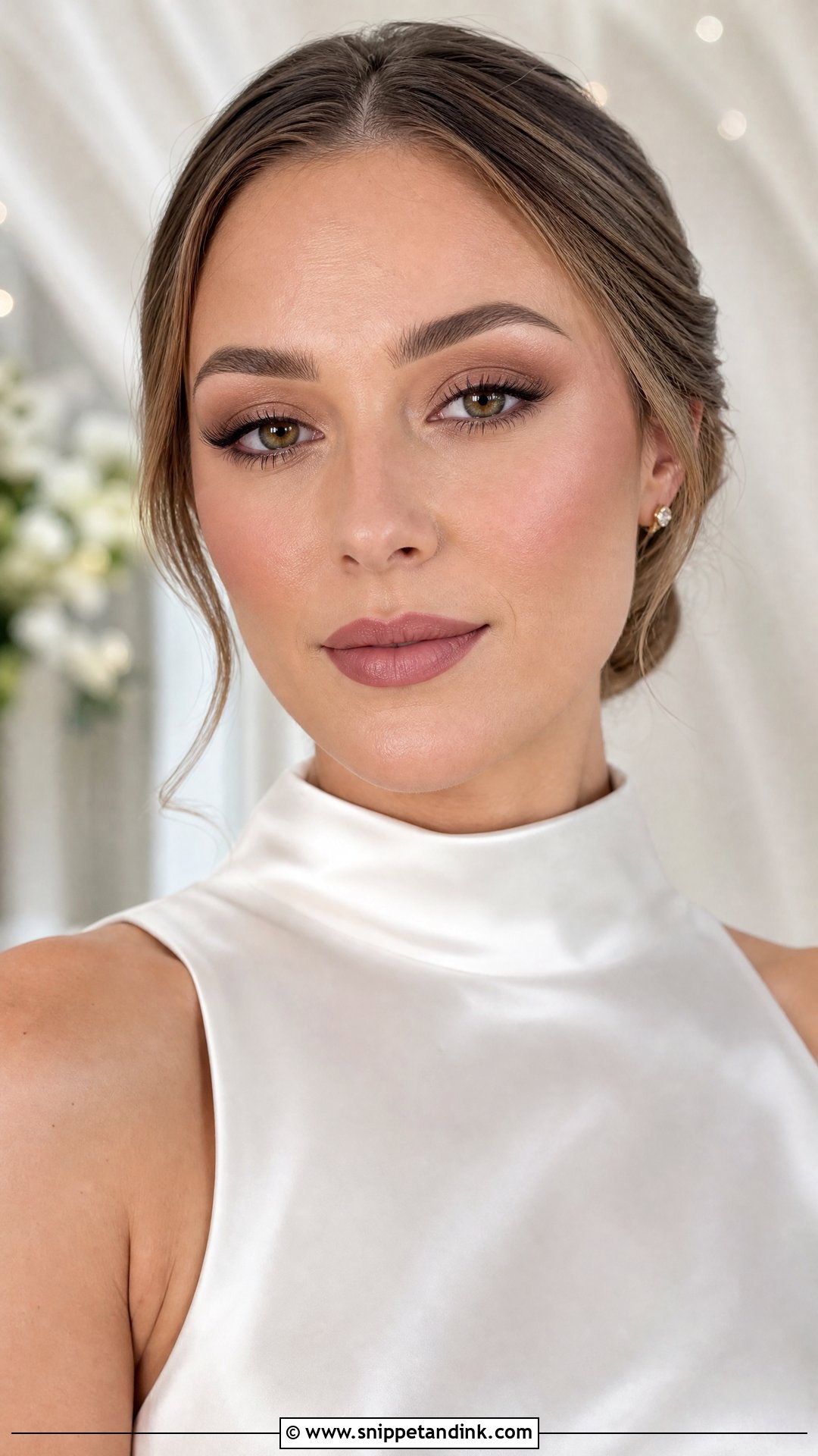 Matte Wedding Makeup - Snippet and Ink - 20 Wedding Makeup 2025 Ideas