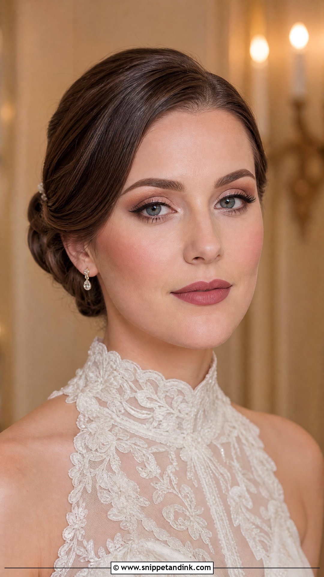 Matte Wedding Makeup - Snippet and Ink - 20 Wedding Makeup Styles