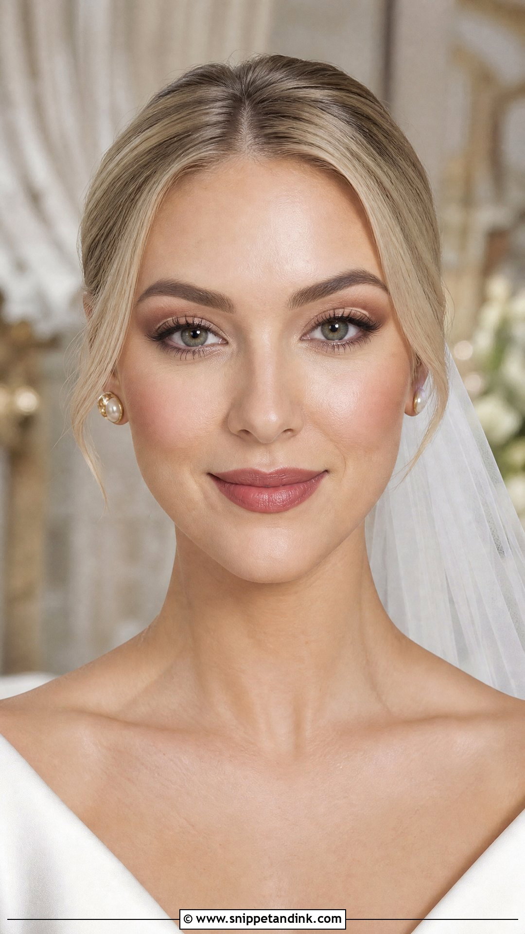 Matte Wedding Makeup - Snippet and Ink - 25 Light Wedding Makeup Ideas