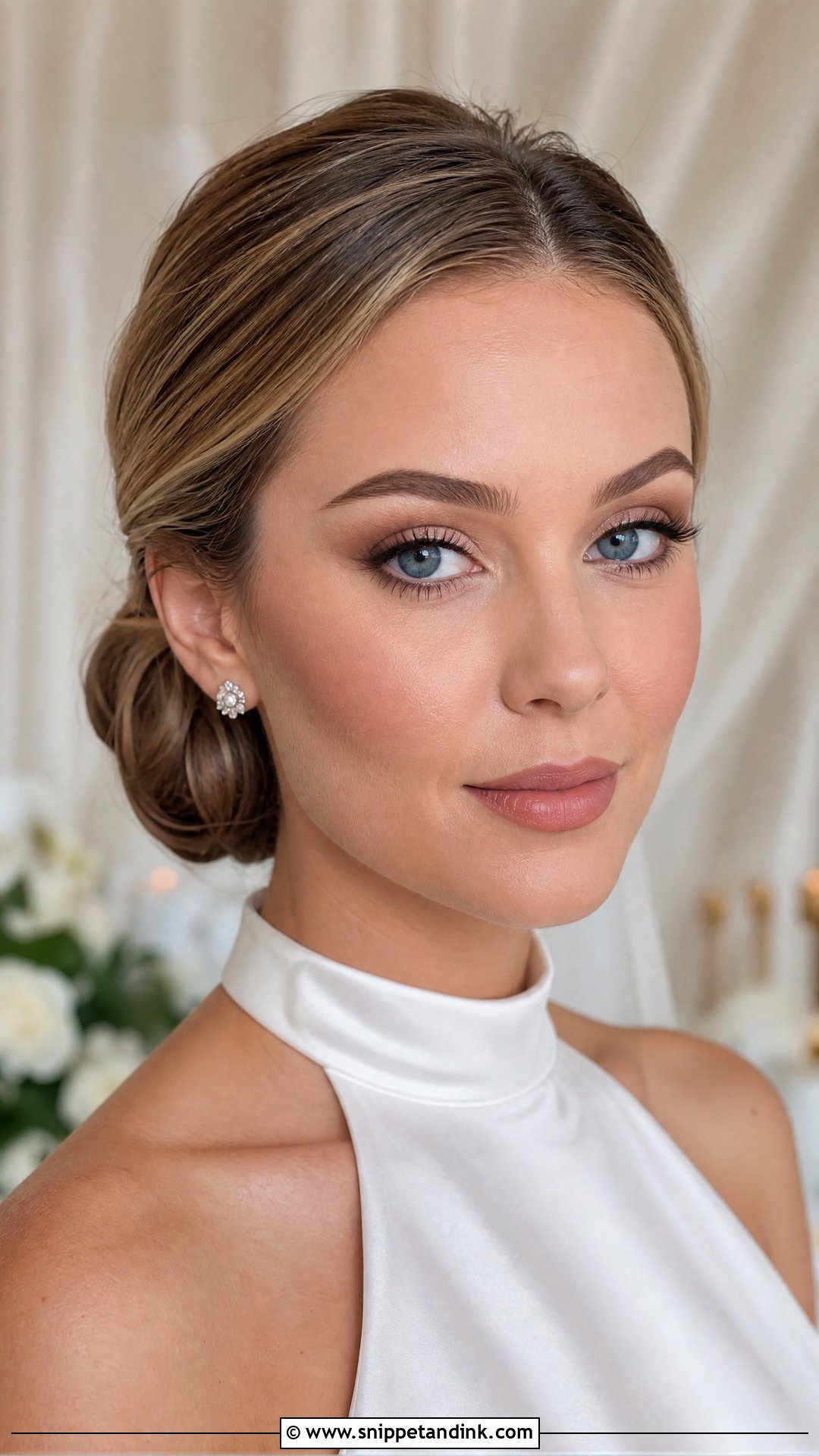 Matte Wedding Makeup - Snippet and Ink - 30 Wedding Day Makeup Ideas