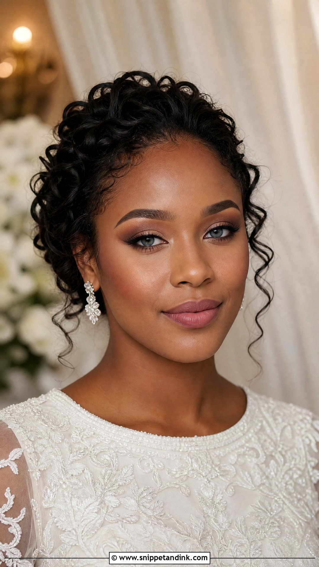 Matte Wedding Makeup For Blue Eyes - Snippet and Ink - 20 Wedding Makeup Looks for Blue Eyes