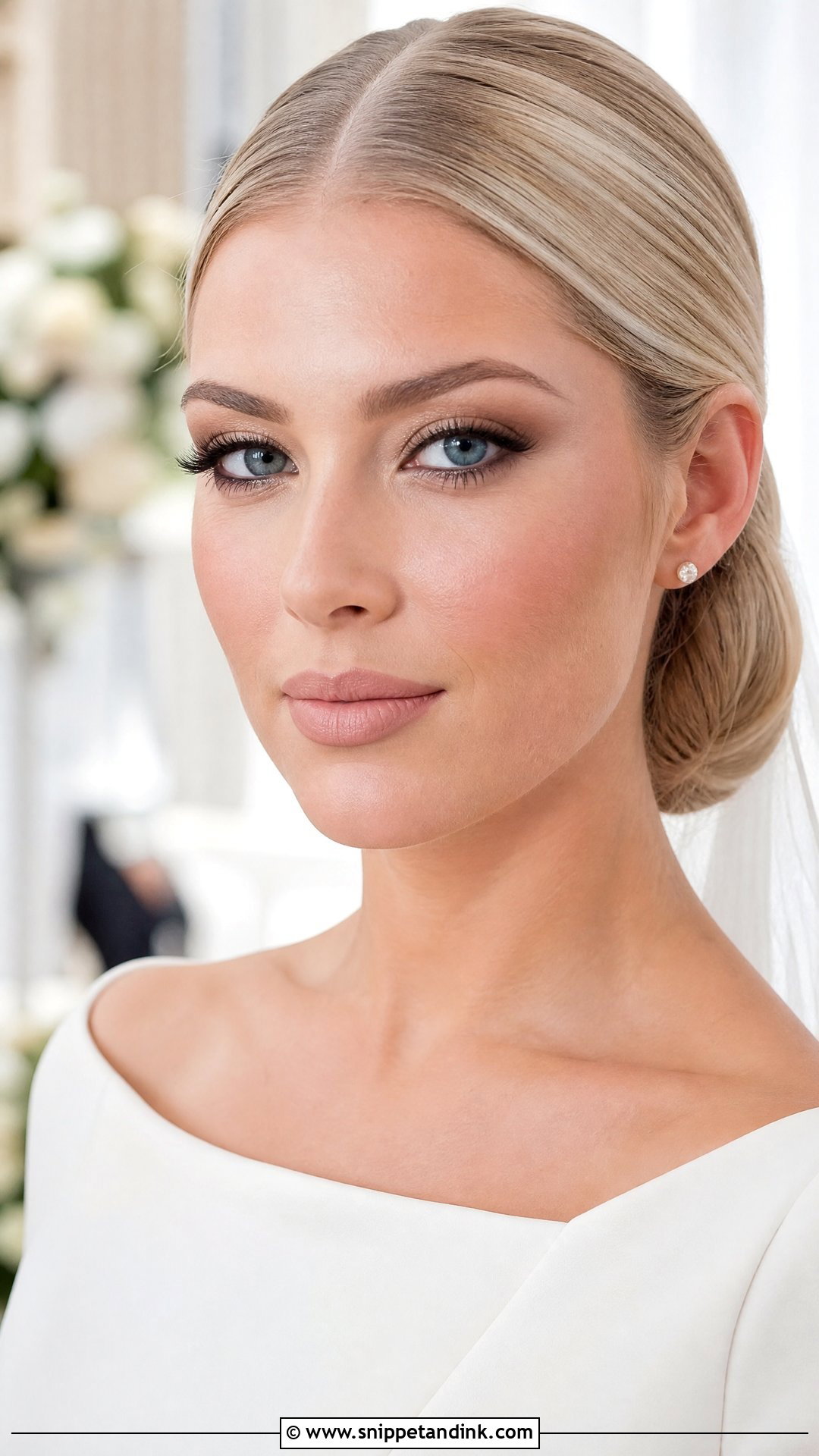 Matte Wedding Makeup For Blue Eyes - Snippet and Ink - 25 Natural Wedding Makeup for Blue Eyes
