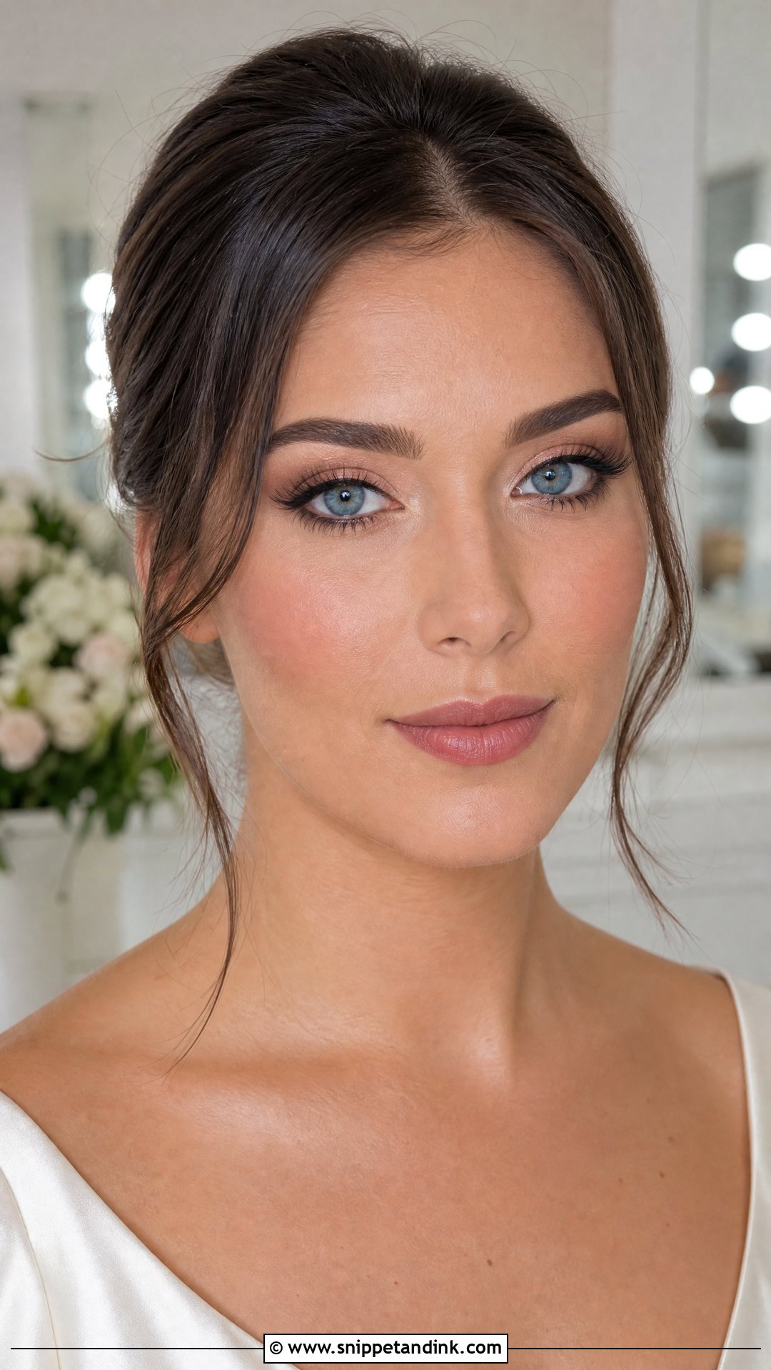 Matte Wedding Makeup For Blue Eyes Brunette - Snippet and Ink - 25 Wedding Makeup for Blue Eyes Brunette