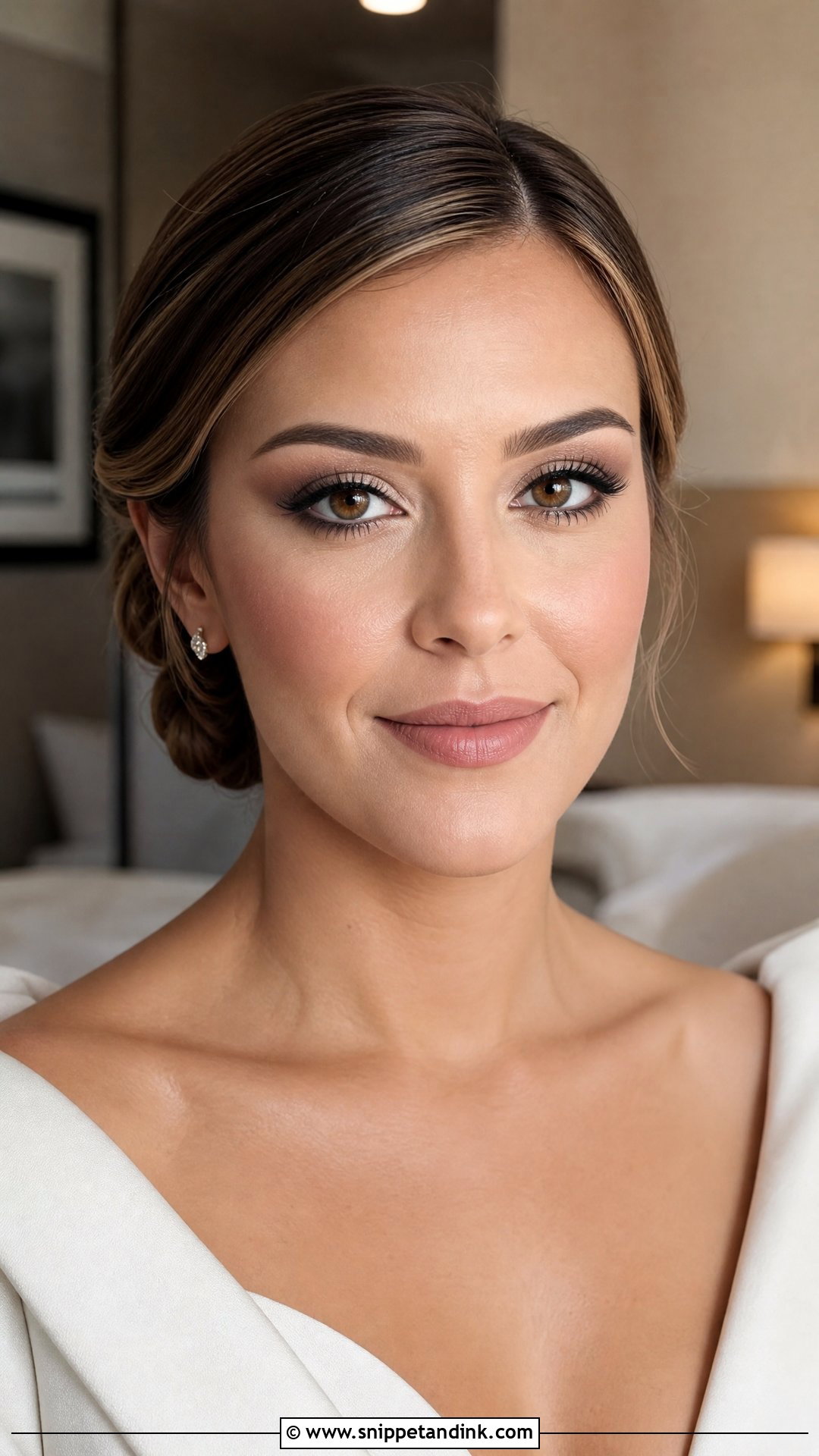 Matte Wedding Makeup For Brown Eyes - Snippet and Ink - 20 Wedding Day Makeup for Bride Brown Eyes