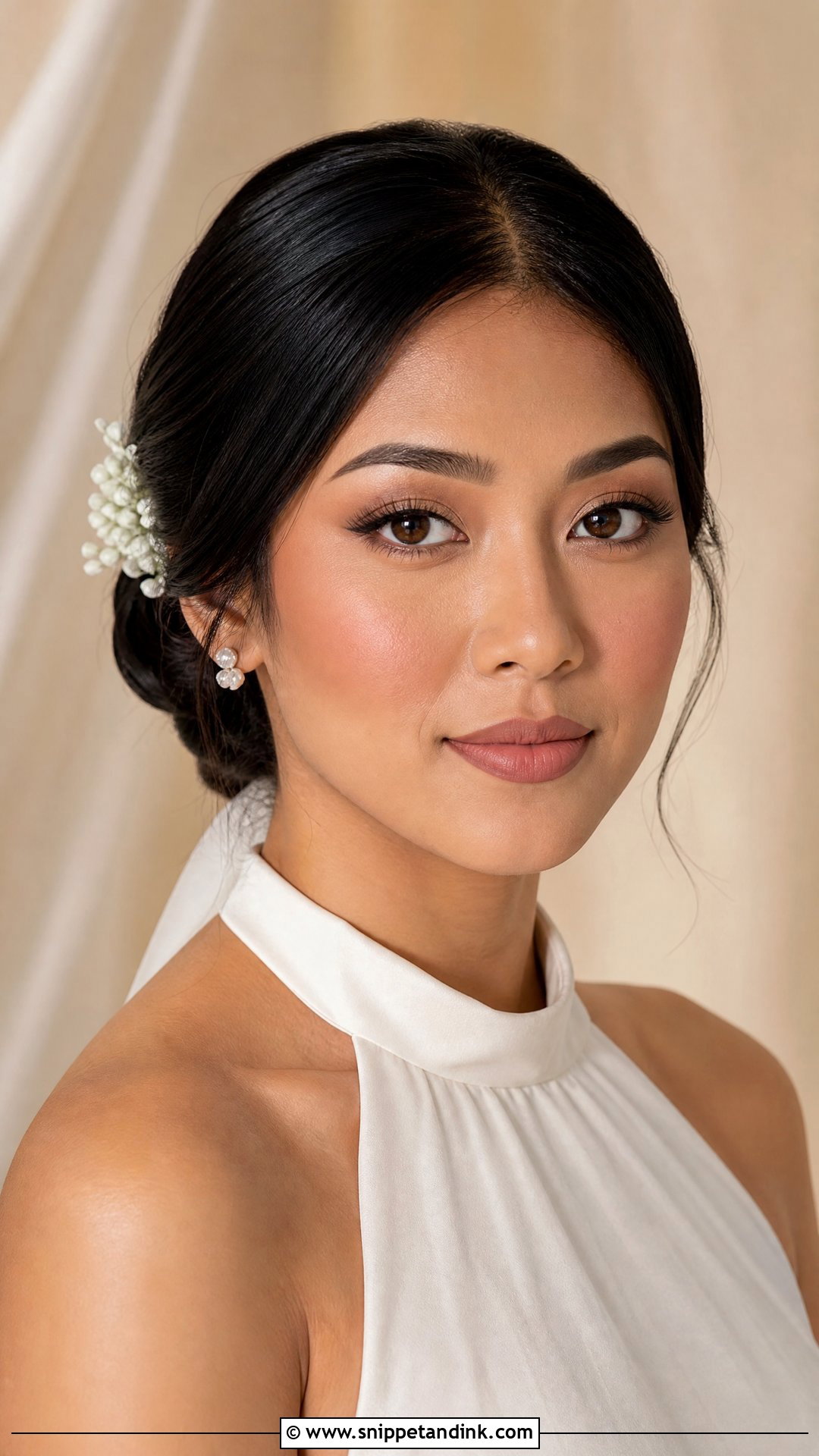 Matte Wedding Makeup For Brown Eyes - Snippet and Ink - 20 Wedding Make Up Looks Brides Brown Eyes