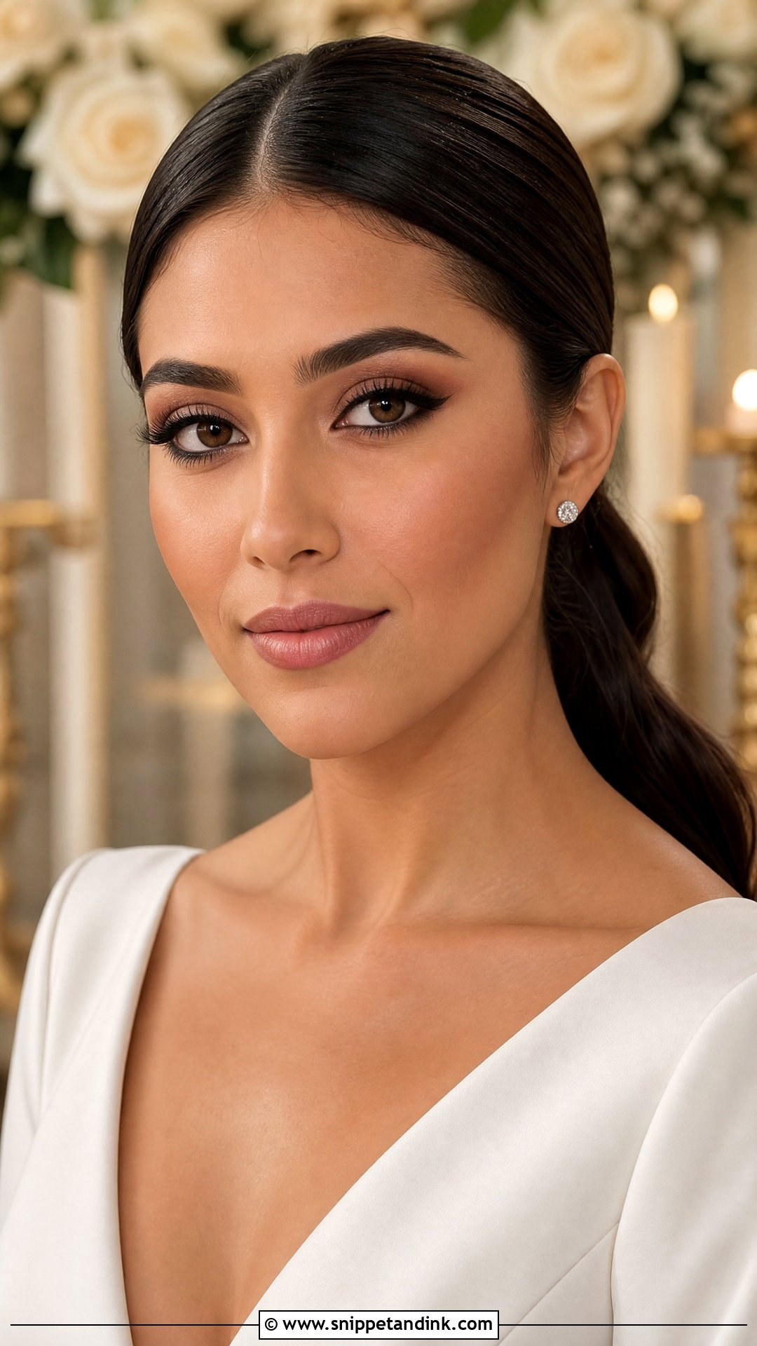 Matte Wedding Makeup For Brunettes - Snippet and Ink - 25 Wedding Makeup for Brunettes