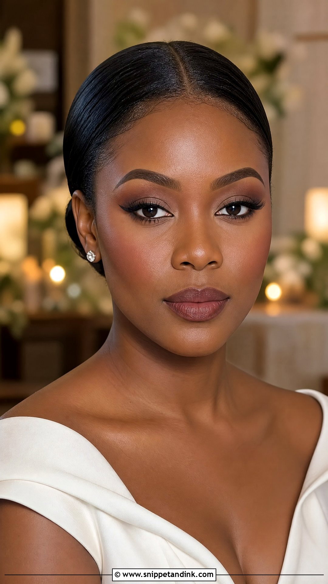 Matte Wedding Makeup For Dark Skin - Snippet and Ink - 20 Wedding Makeup for Dark Skin Ideas