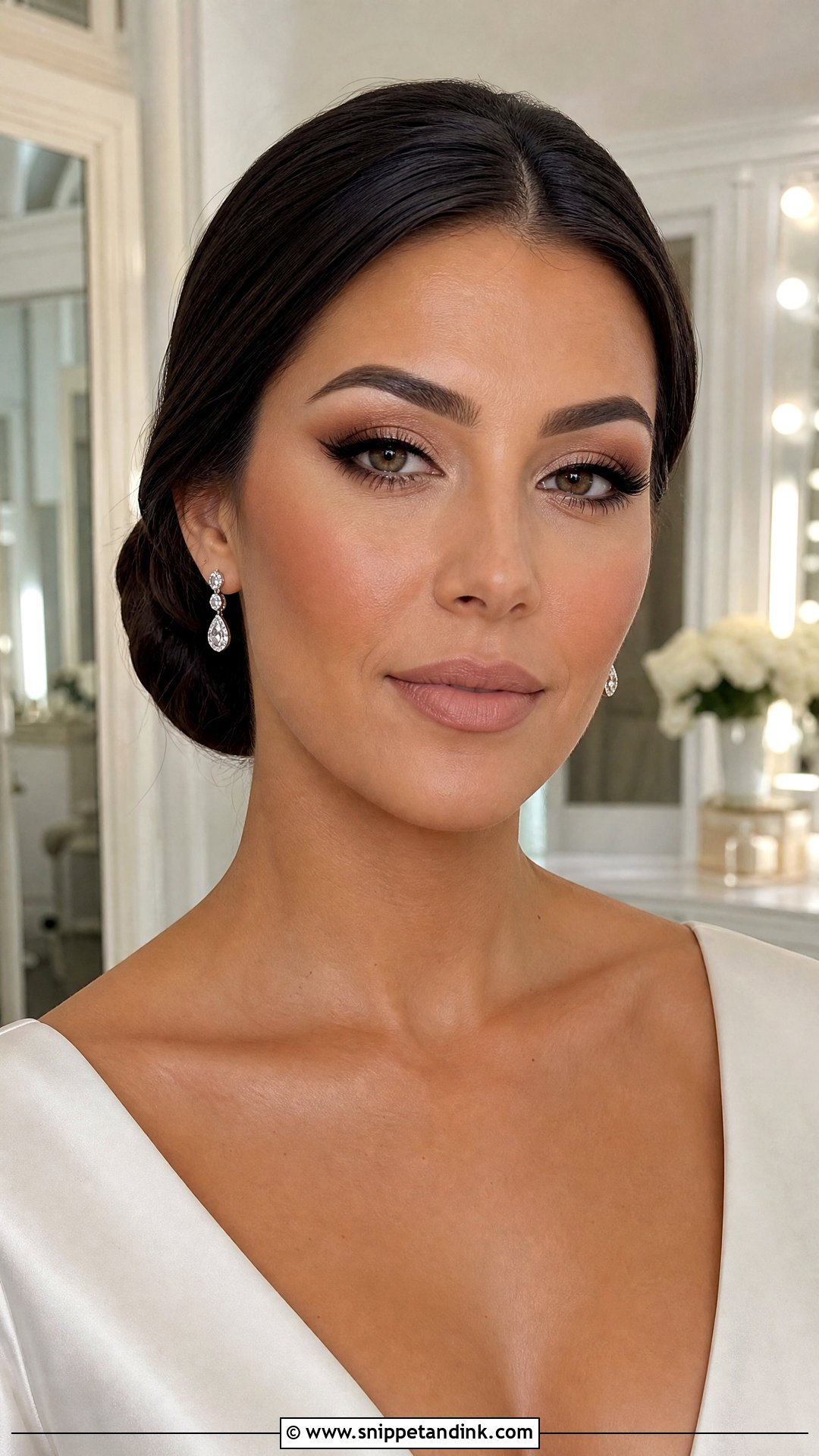 Matte Wedding Makeup For Hazel Eyes Brunette - Snippet and Ink - 20 Wedding Makeup for Hazel Eyes Brunette