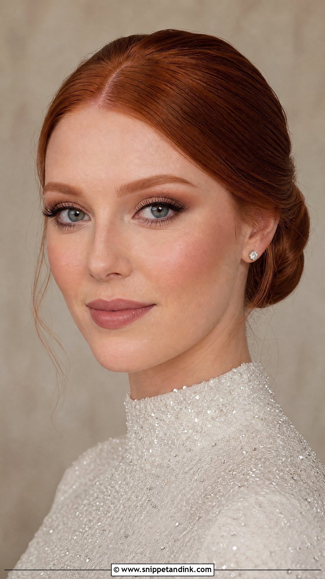 Matte Wedding Makeup For Red Hair - Snippet and Ink - 20 Red Head Wedding Makeup Ideas