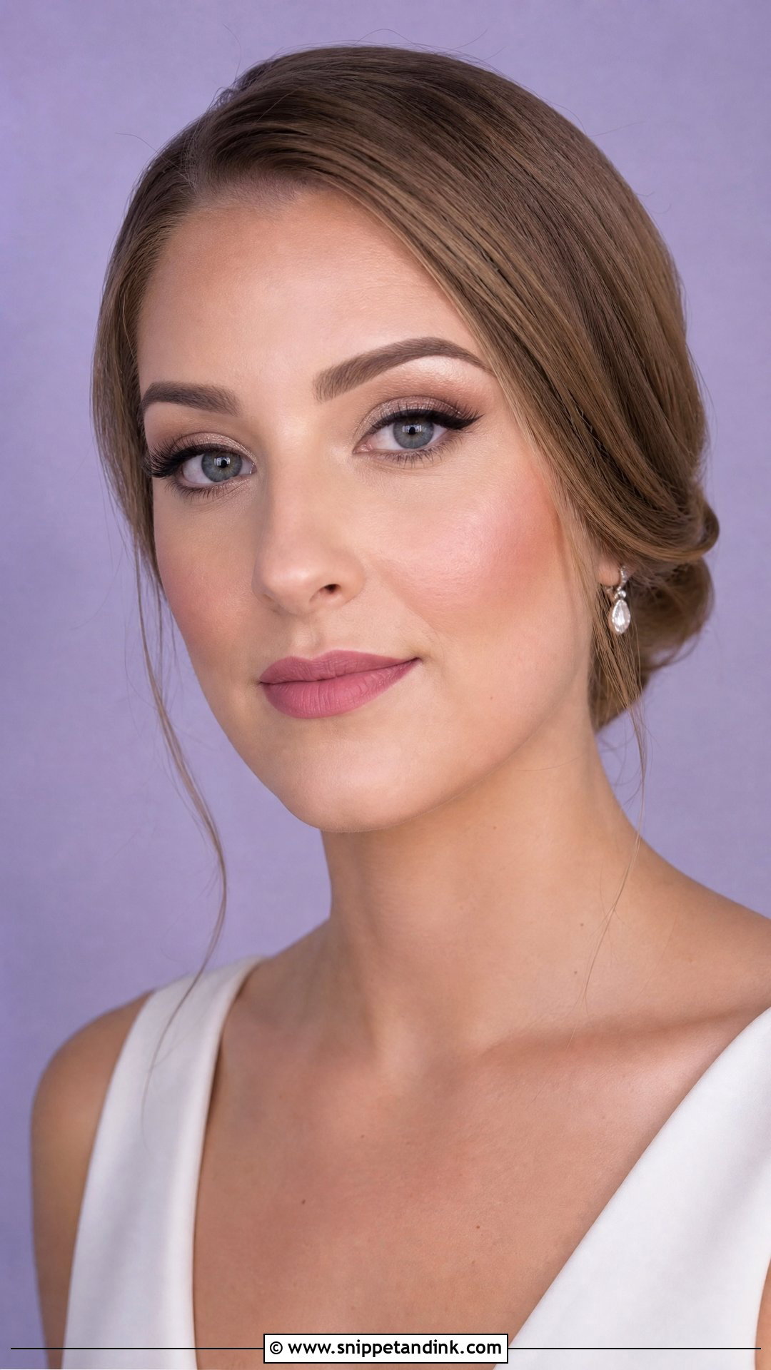 Matte Wedding Makeup Look - Snippet and Ink - 20 Simple Makeup Looks Wedding