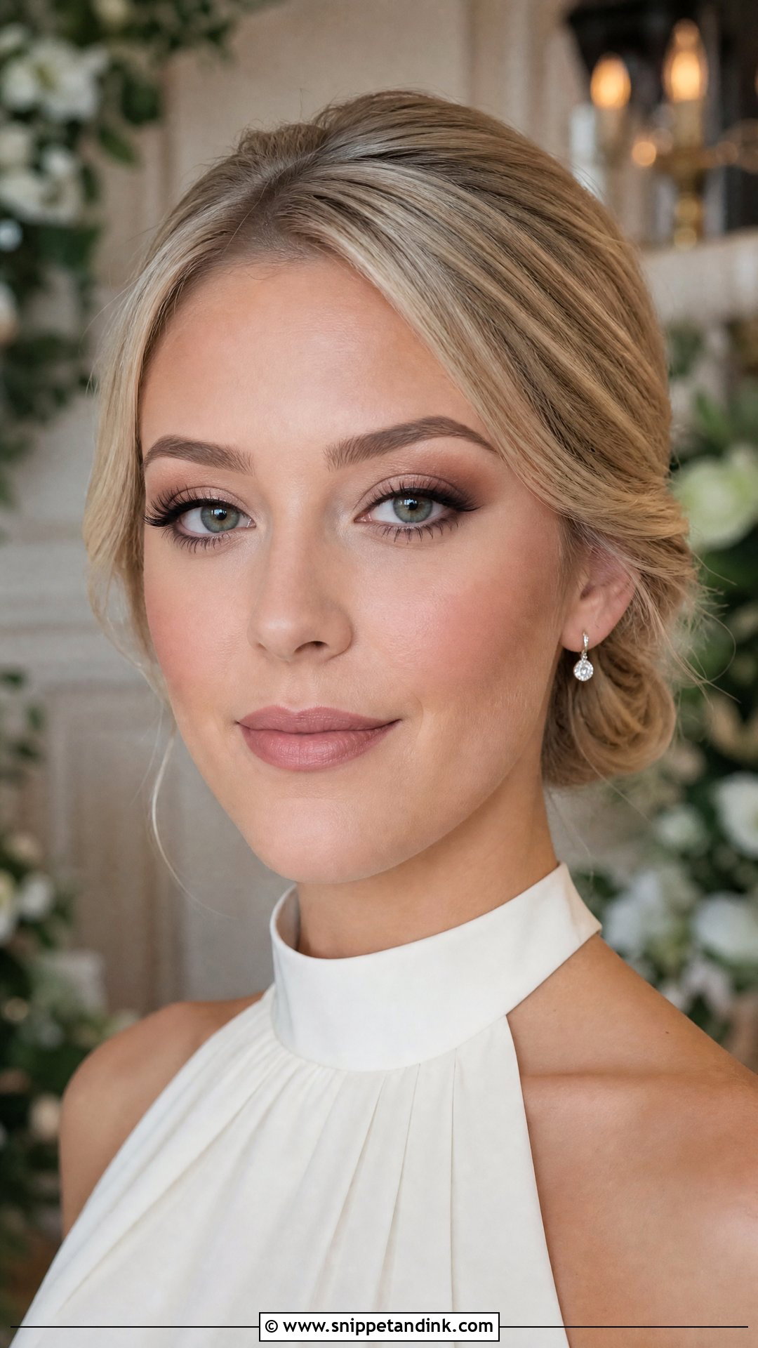 Matte Wedding Makeup for Blonde Hair - Snippet and Ink - 20 Wedding Makeup for Blue Eyes and Blonde Hair