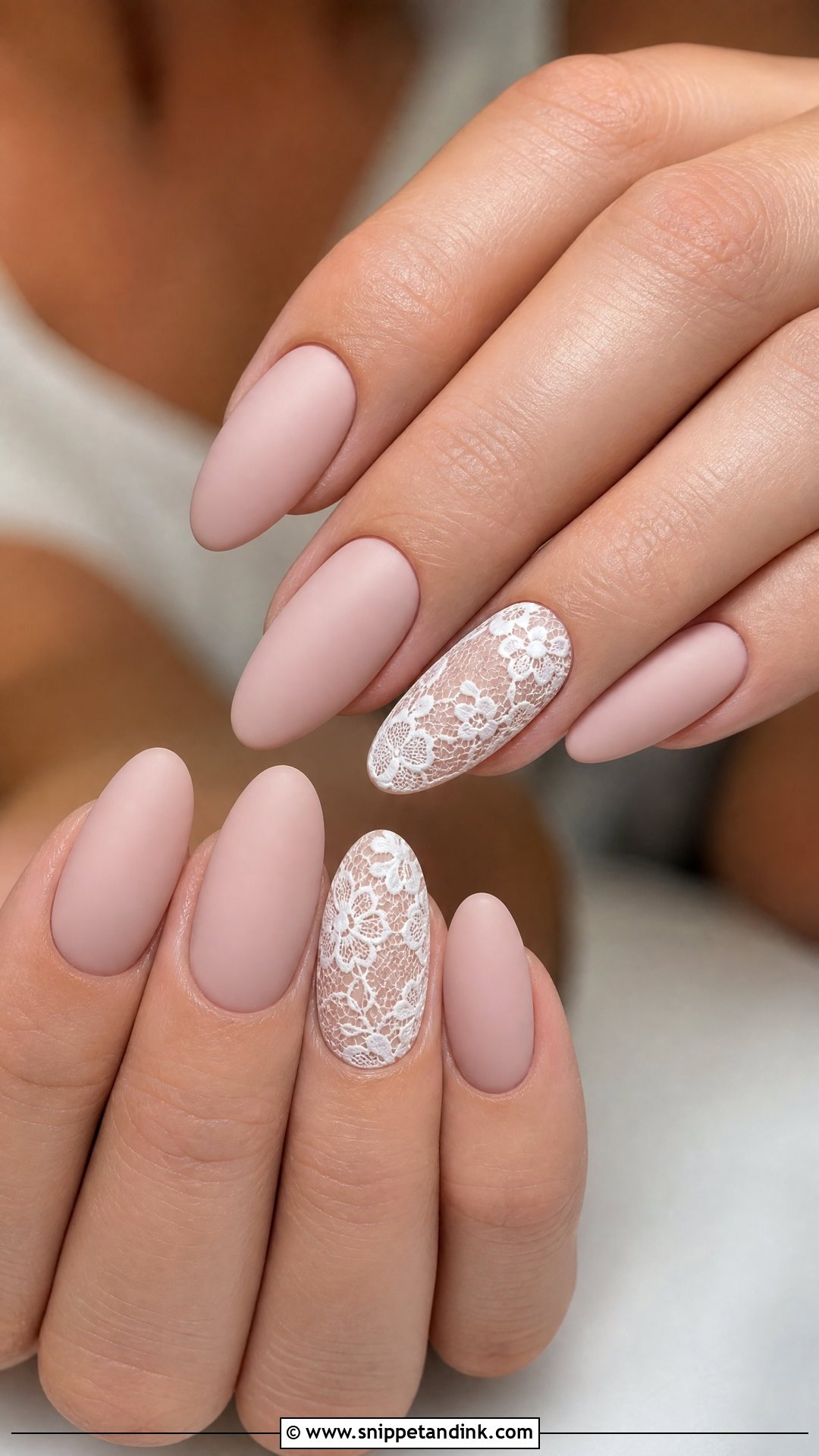 Matte Wedding Nails - Snippet and Ink - 20 Pretty Wedding Nails