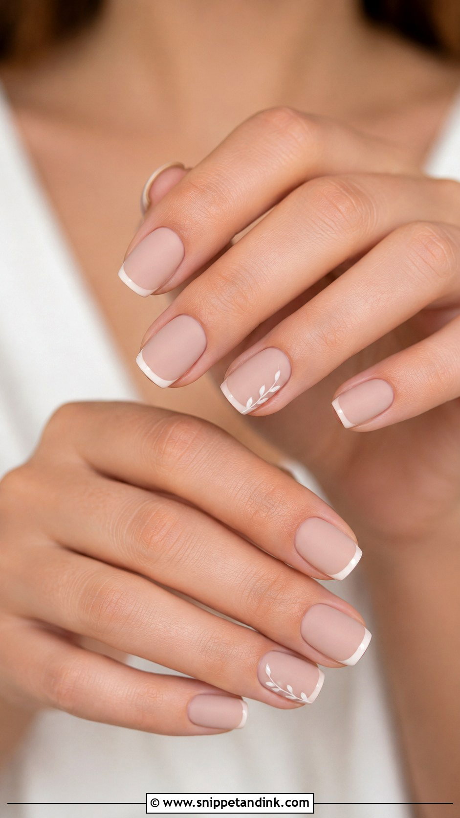 Matte Wedding Nails - Snippet and Ink - 20 Easy Wedding Nails