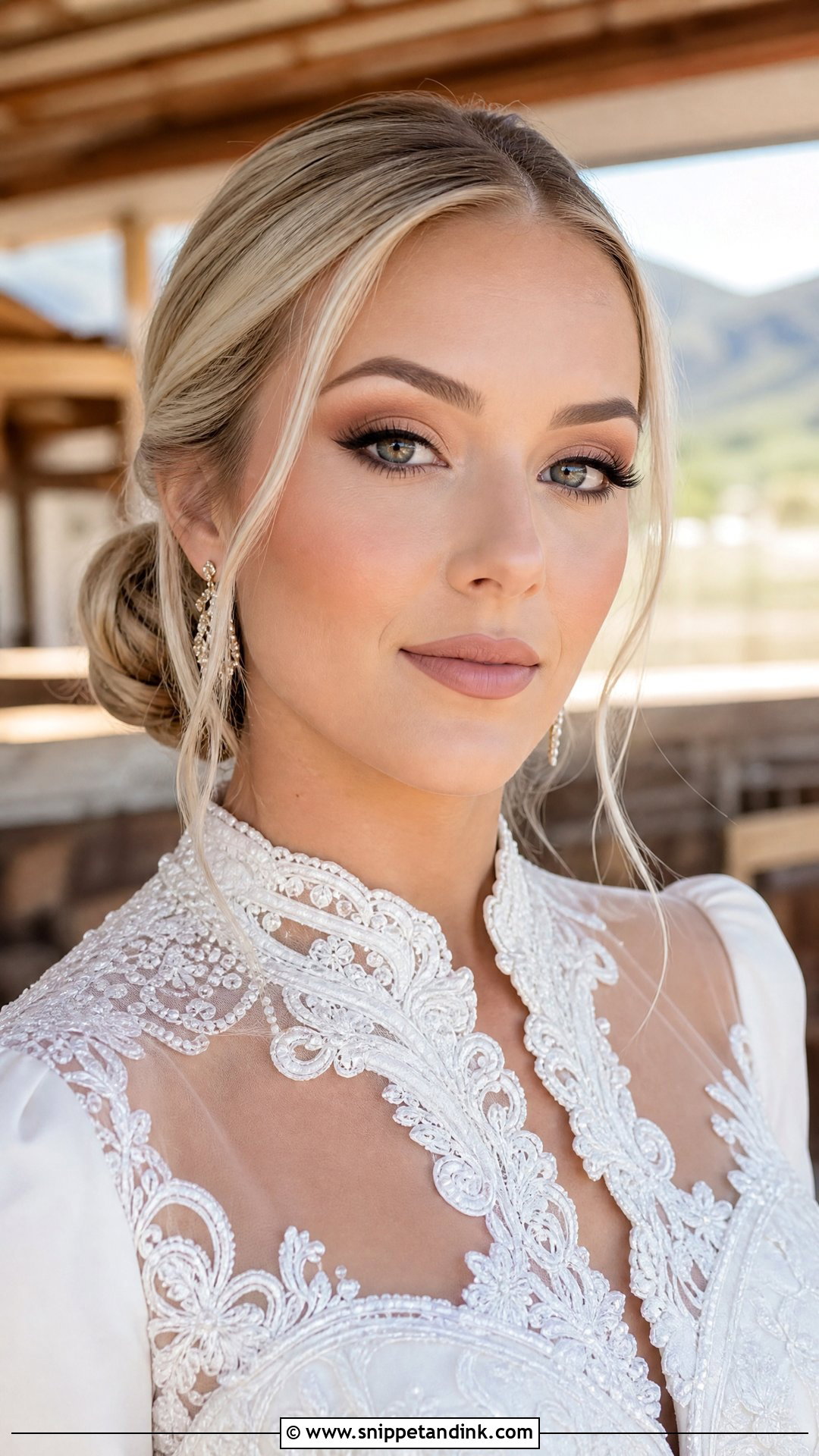 Matte Western Wedding Makeup - Snippet and Ink - 20 Western Wedding Makeup Ideas