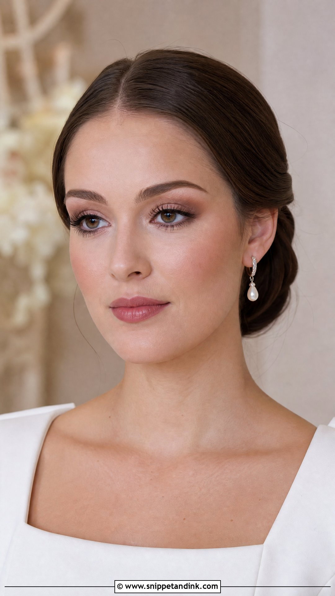 Matte White Wedding Makeup - Snippet and Ink - 20 White Wedding Makeup Ideas