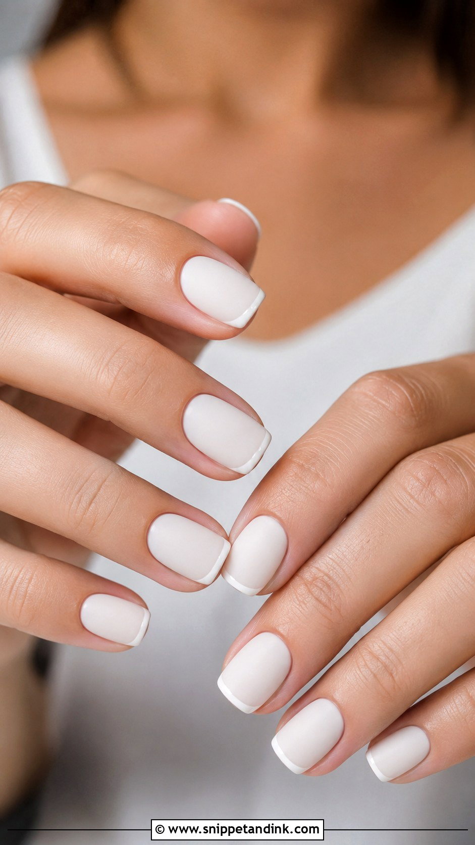 Matte White Wedding Nails - Snippet and Ink - 20 White Nails for Wedding