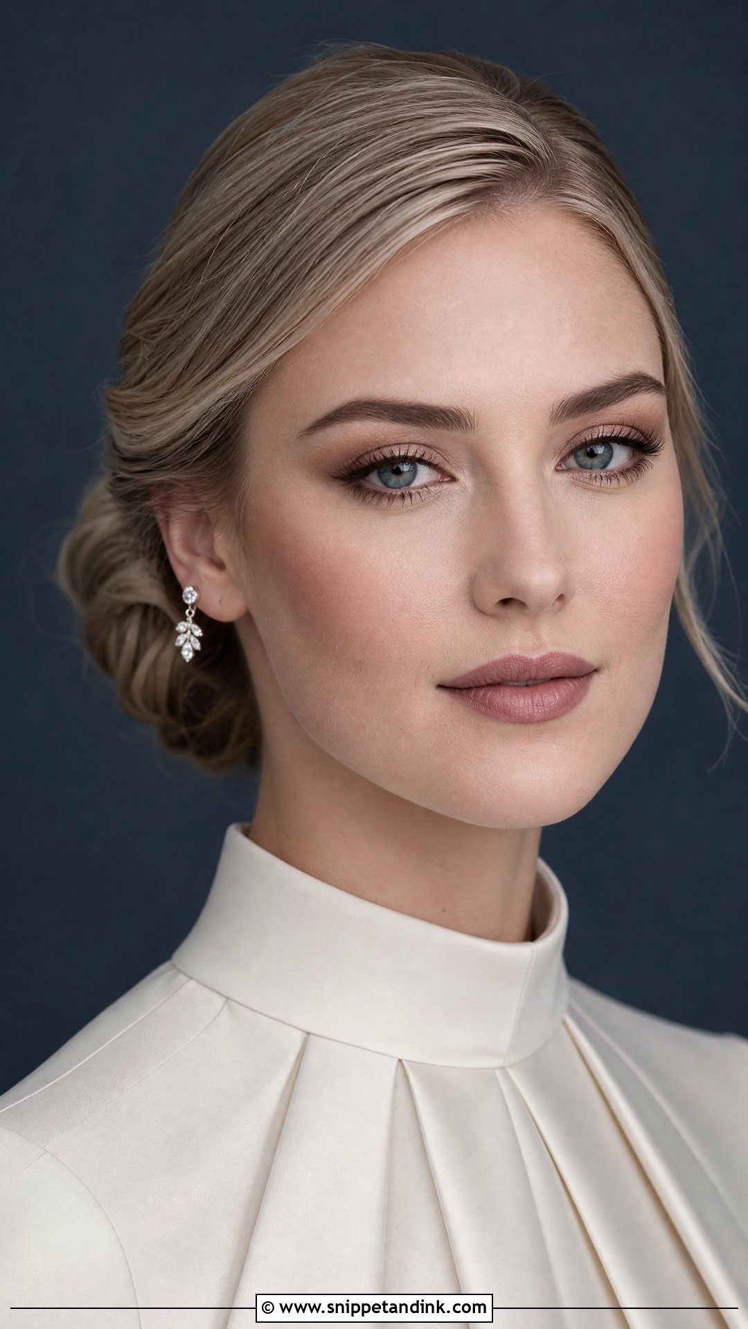 Matte Winter Wedding Makeup - Snippet and Ink - 25 Winter Wedding Makeup Ideas