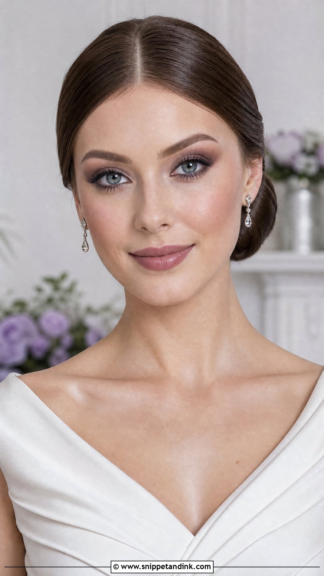 Mauve Blush Bridal Makeup - Snippet and Ink - 20 Blush Bridal Makeup Ideas