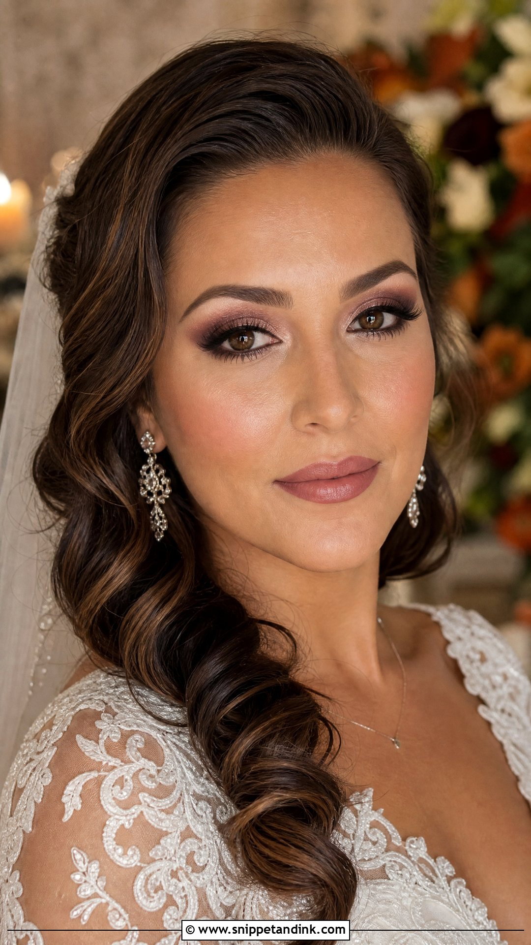 Mauve Bridal Eyeshadow - Snippet and Ink - 25 Bridal Eyeshadow Looks