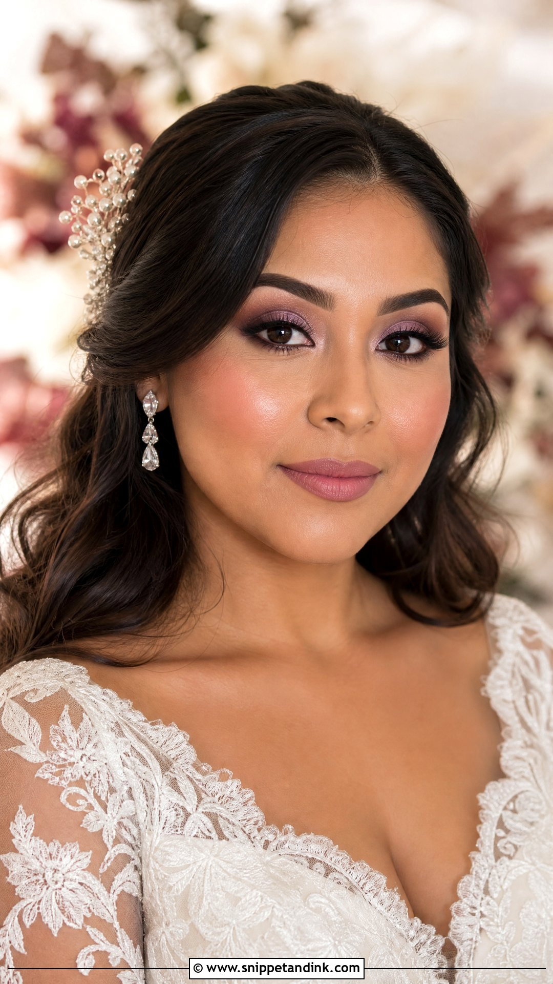 Mauve Bridal Eyeshadow - Snippet and Ink - 20 Bridal Eyeshadow Makeup Ideas