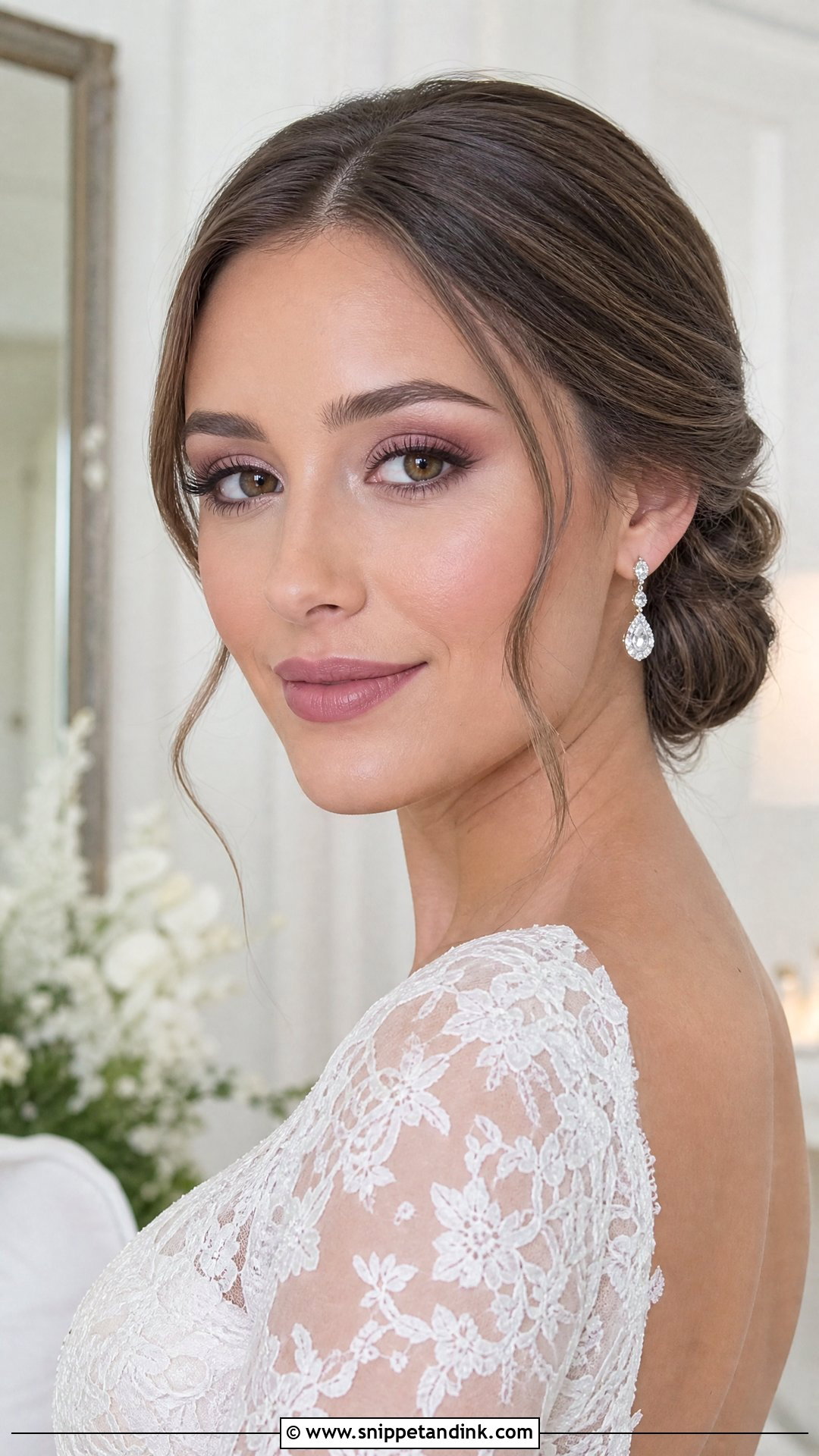 Mauve Bridal Makeup - Snippet and Ink - 20 Best Bridal Makeup Ideas