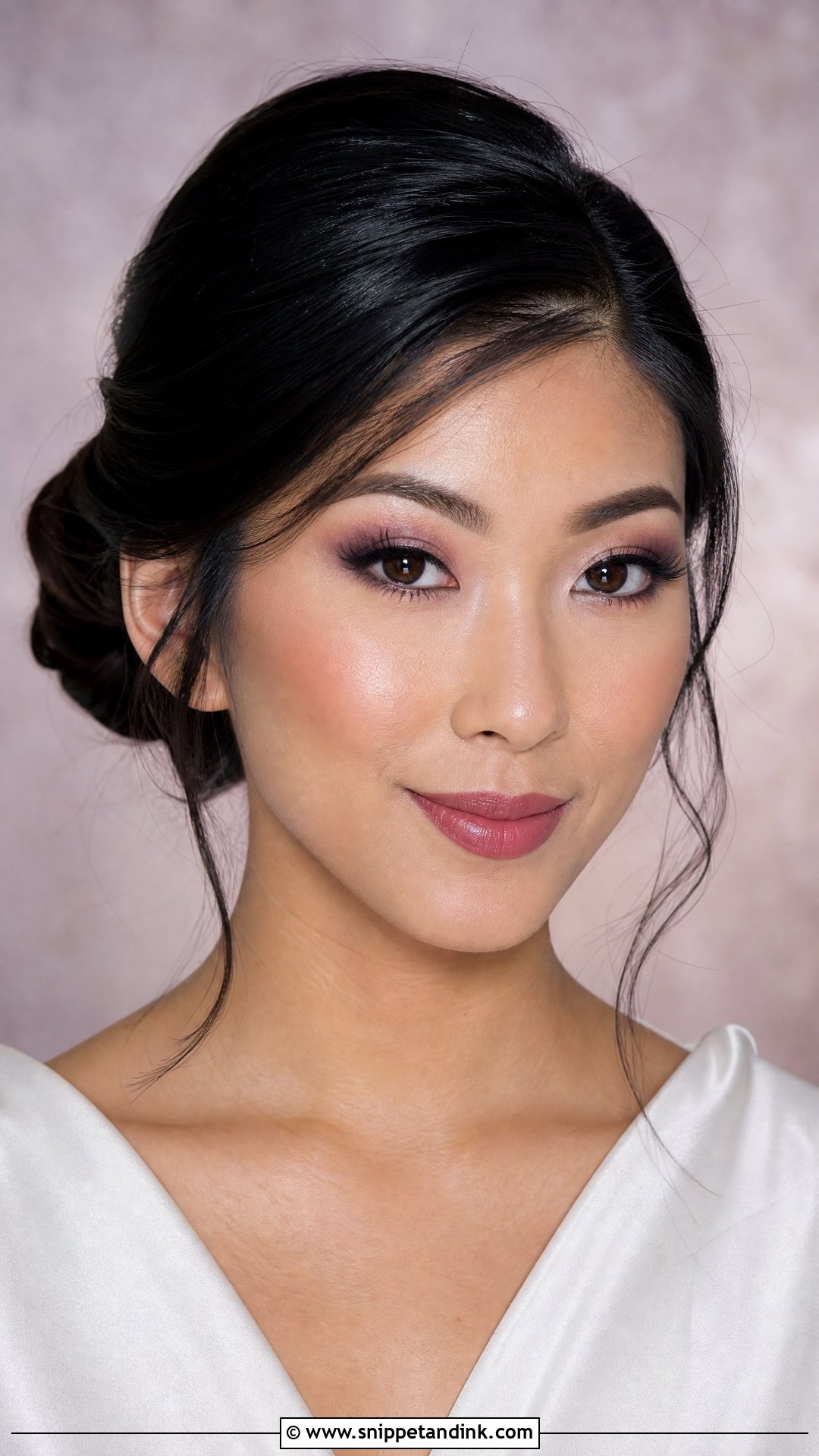 Mauve Bridal Makeup - Snippet and Ink - 20 Wedding Makeup Inspo Brides